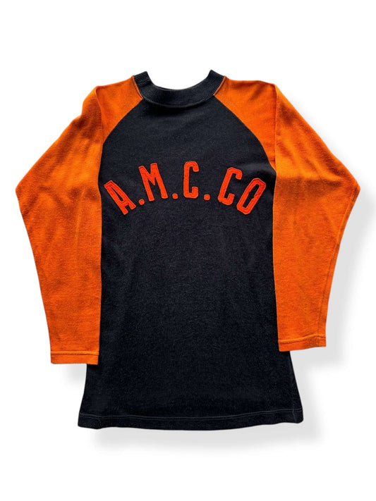 Front of Vintage A.M.C.C.O. Durene Raglan SZ XS