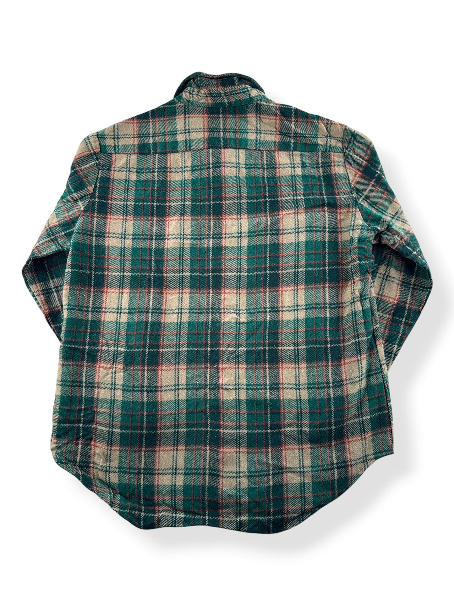 Back of Vintage 70s JC Penney Flannel SZ L