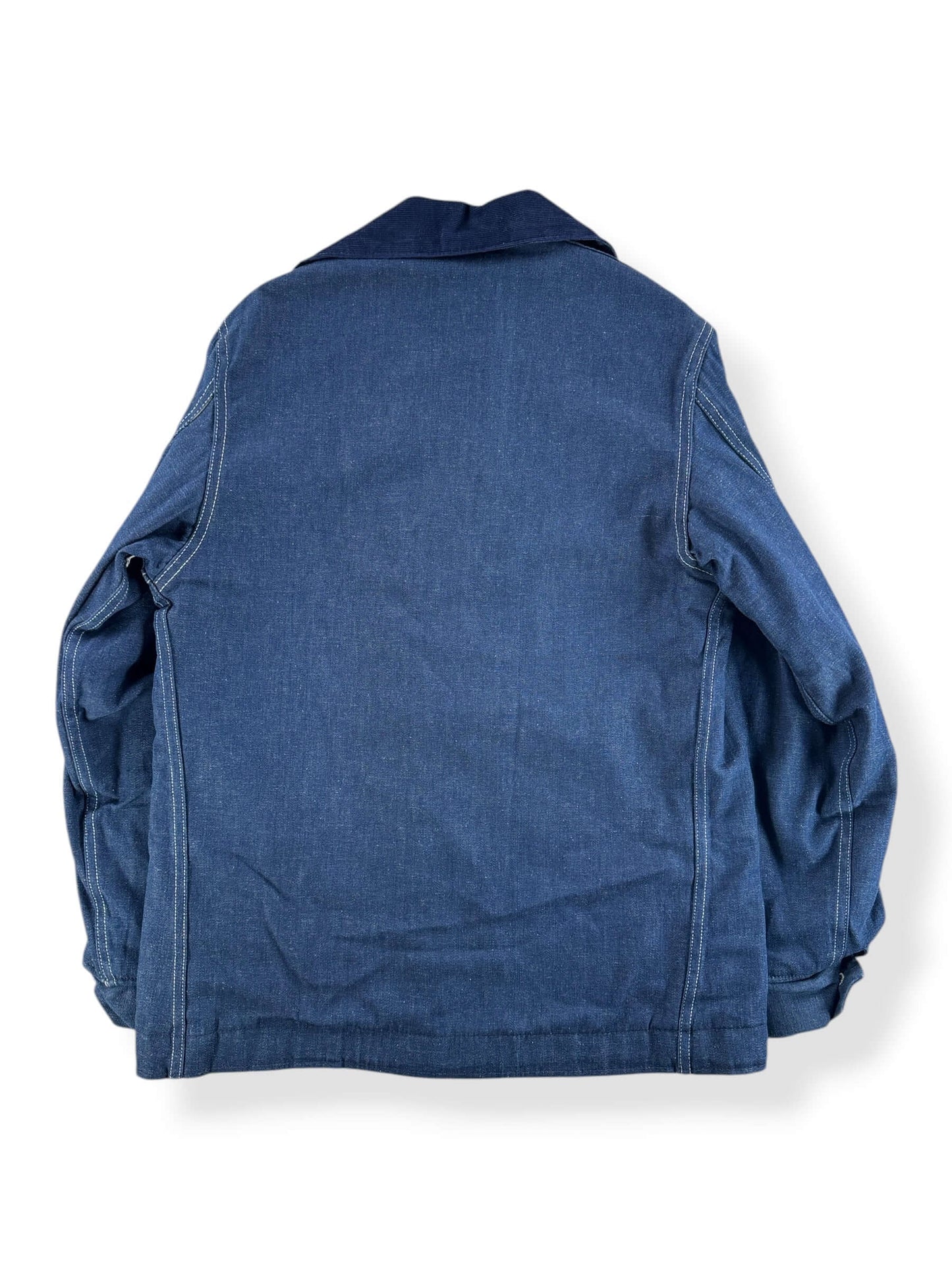 Back of Vintage Heavy Duty Blanket Lined Chore Coat SZ 38