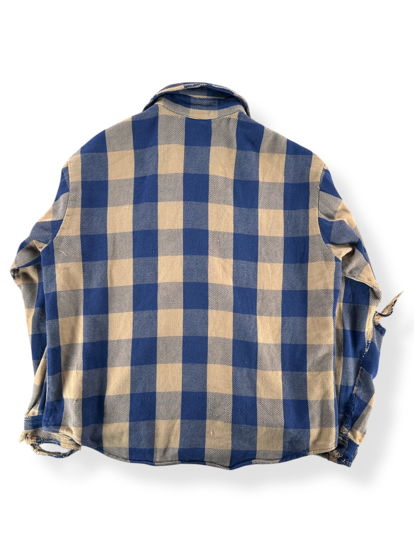 Back of Vintage Thrashy Big Mac Cotton Flannel SZ XXL AS IS
