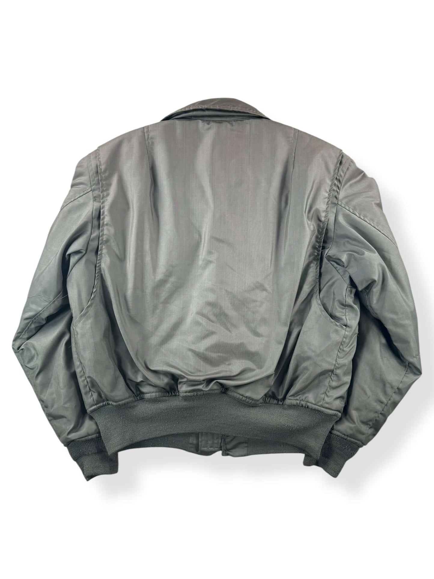 Back of Vintage CWU Cold Weather Flyers Jacket SZ L