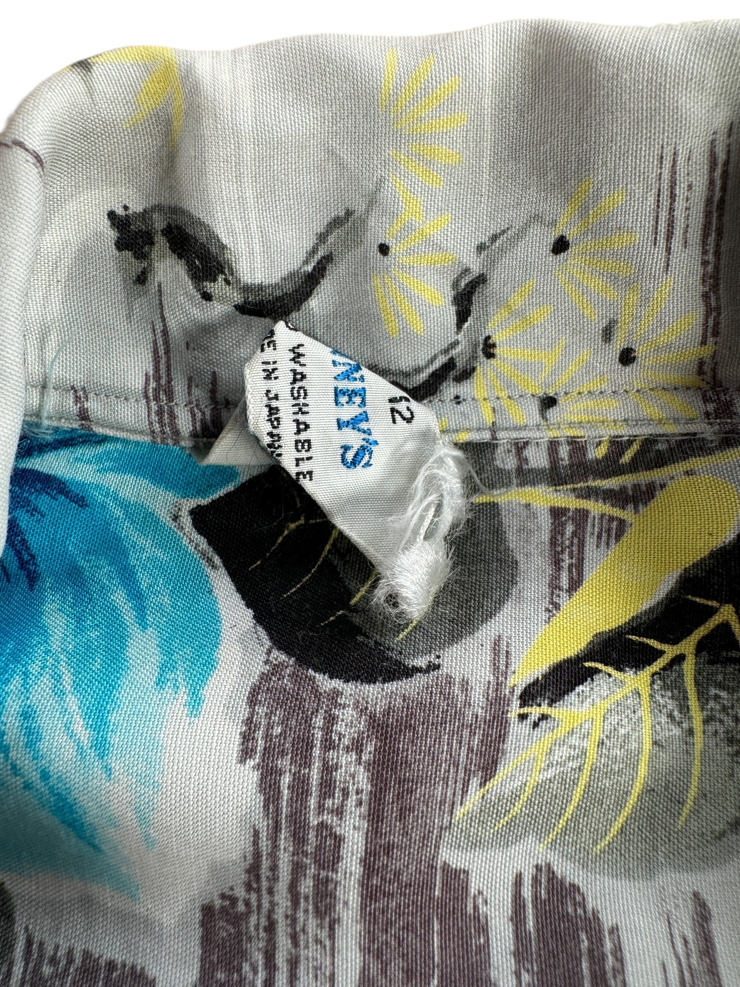 Damaged Tag on Vintage Penney's Ladies Aloha Top SZ 12