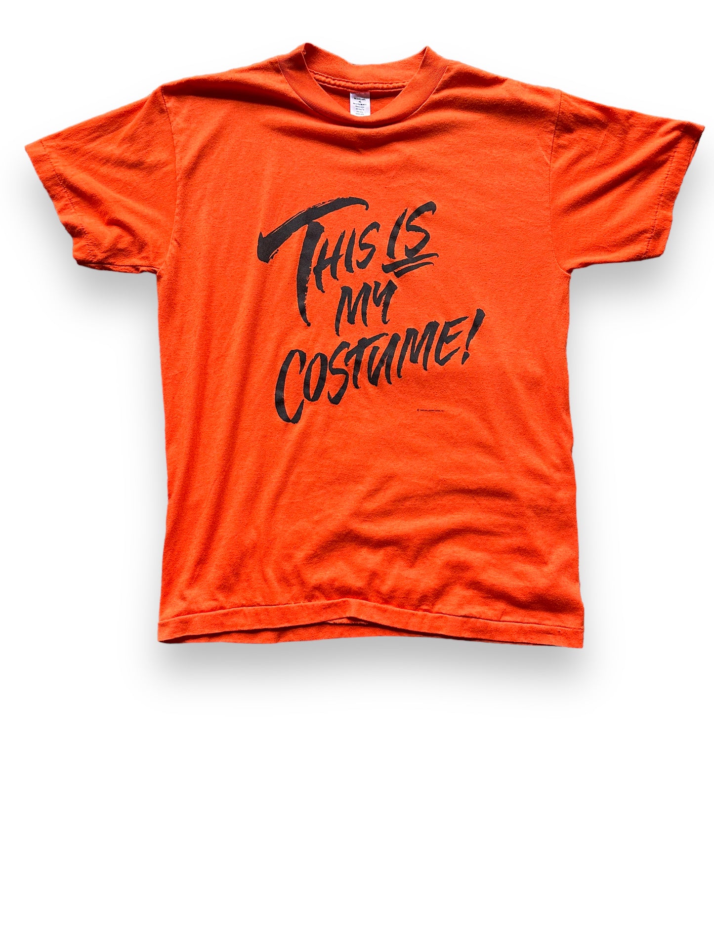 Front View of Vintage "This is My Costume" Halloween Tee SZ XL | Vintage T-Shirt Seattle | Barn Owl Vintage Tees Seattle