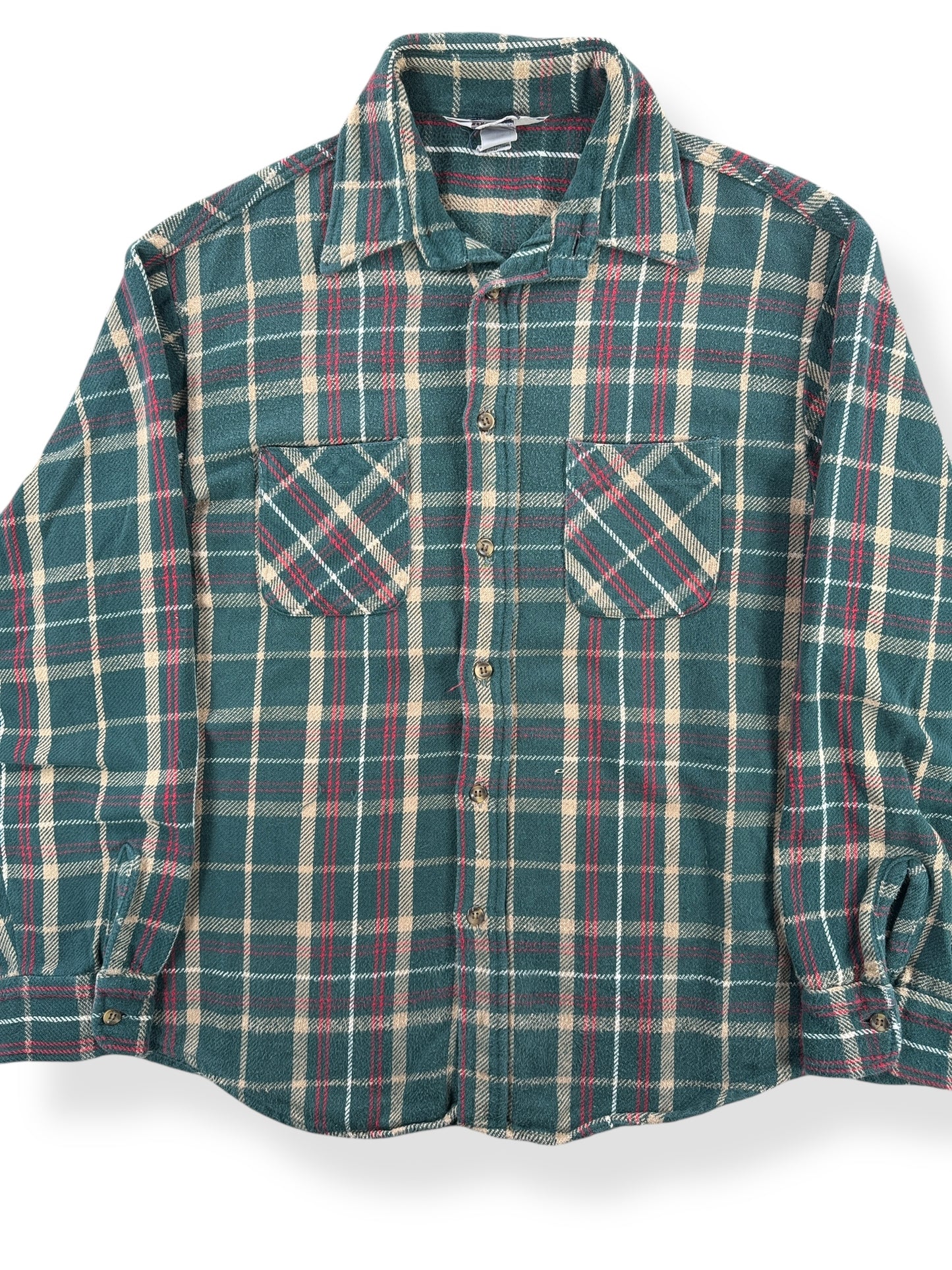 Front Close Up of Vintage Big Mac Flannel SZ XL