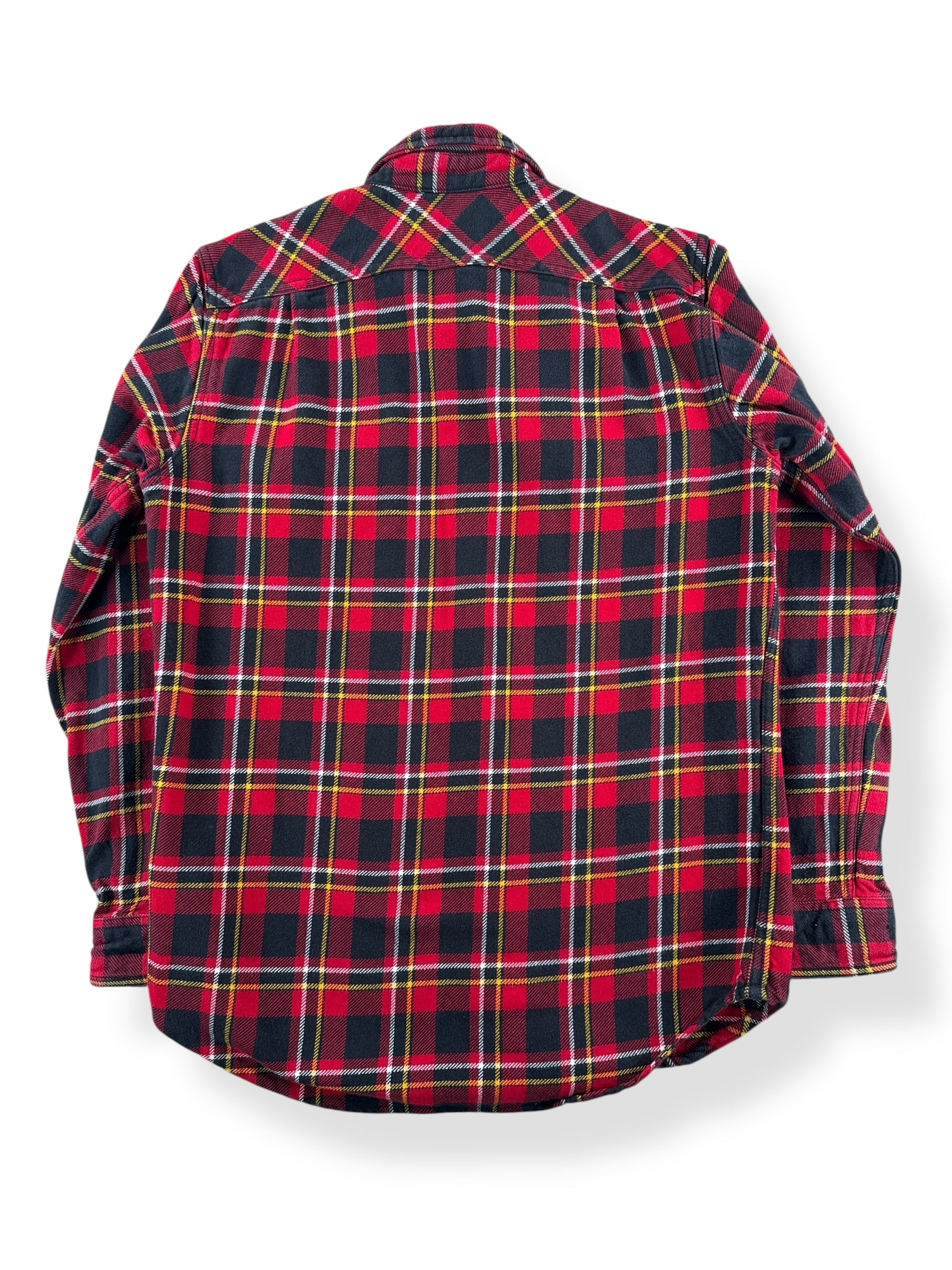 Back of Filson Cotton Flannel Work Shirt SZ S