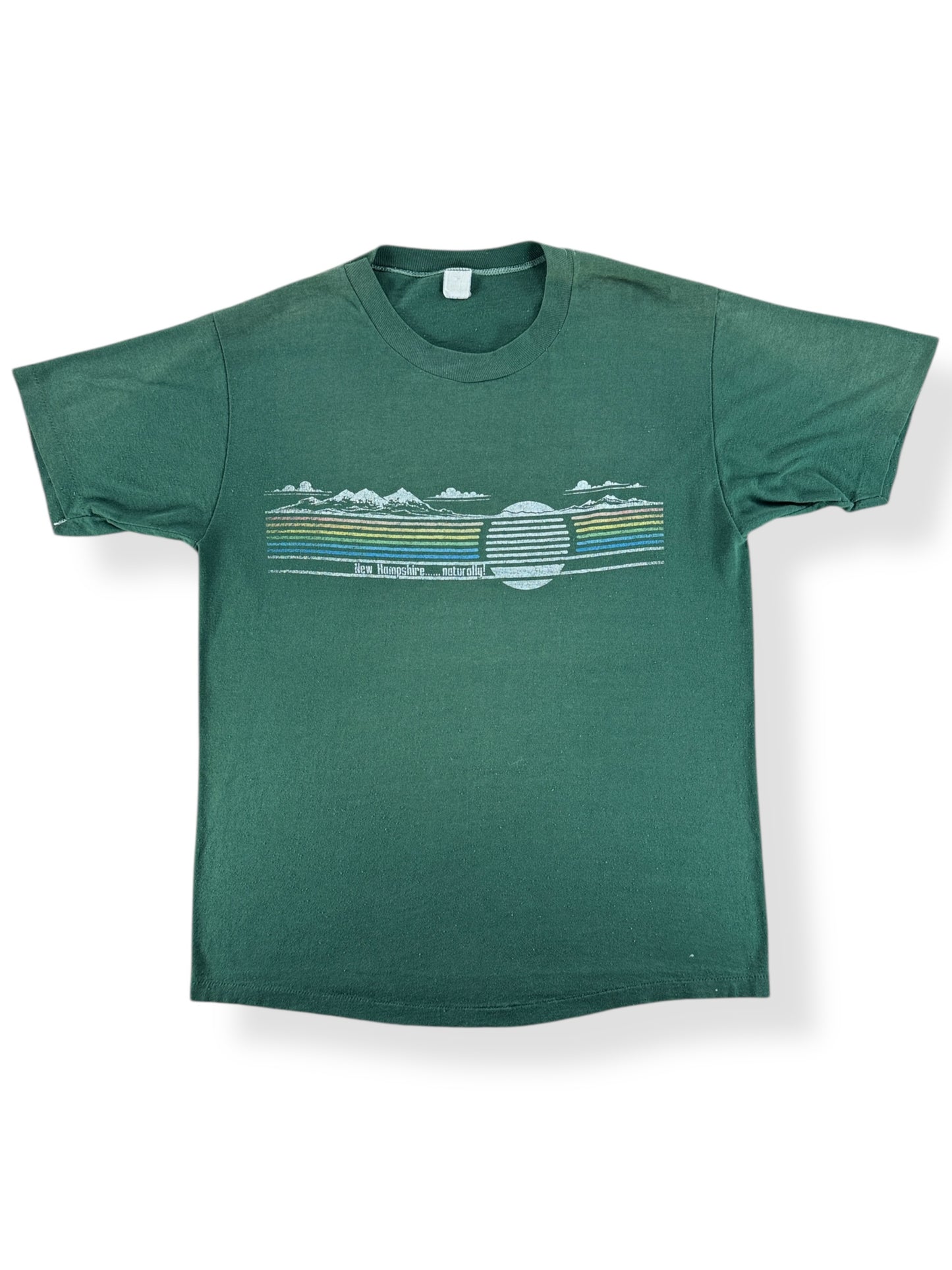 Front of Vintage New Hampshire Naturally Tee SZ L
