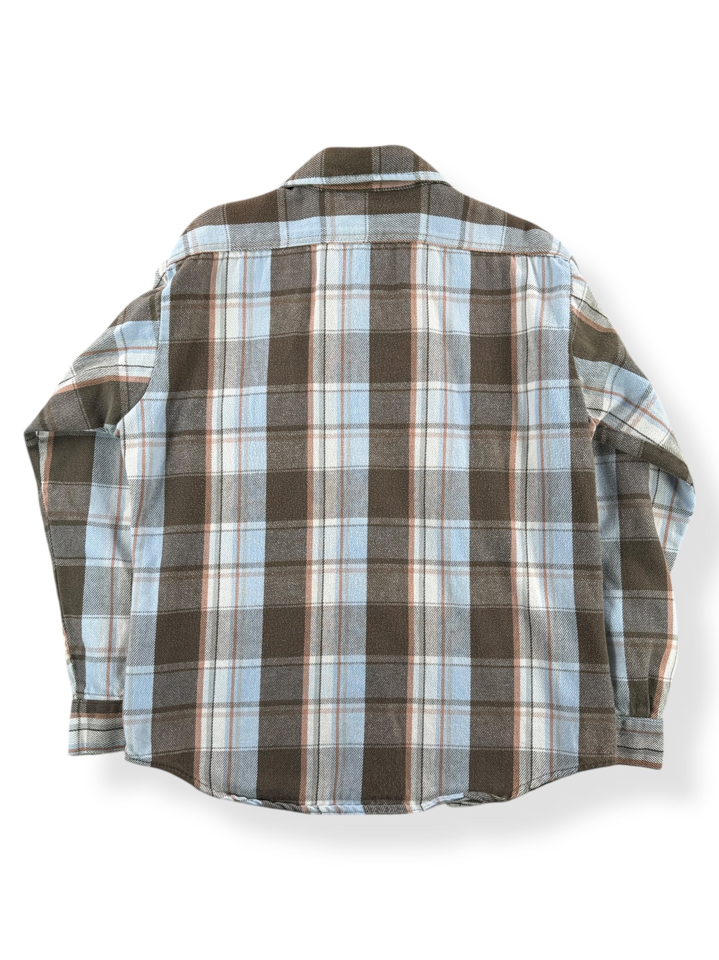 Back of Vintage Field & Stream Cotton Flannel SZ L