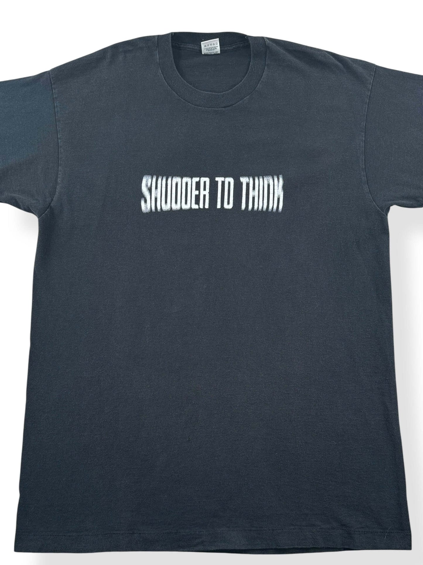 Front Close Up of Vintage DC Band Shudder to Think Tee SZ XL