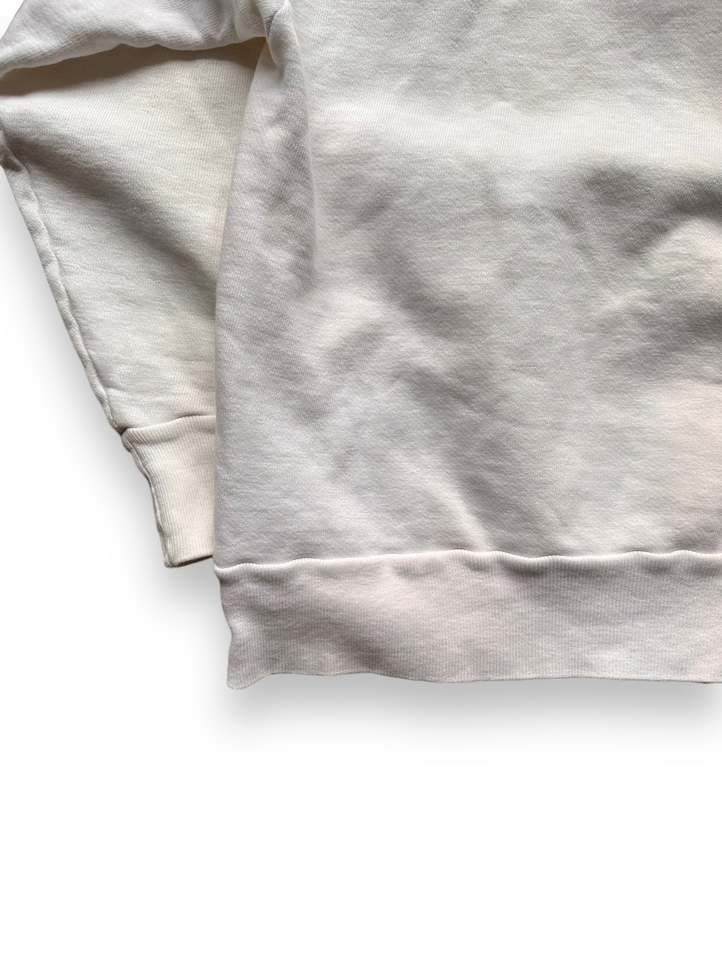 Left Rear Cuff View of Vintage Wilson Sportswear Sweatshirt SZ M | Vintage Sweatshirt Seattle | Barn Owl Vintage Seattle
