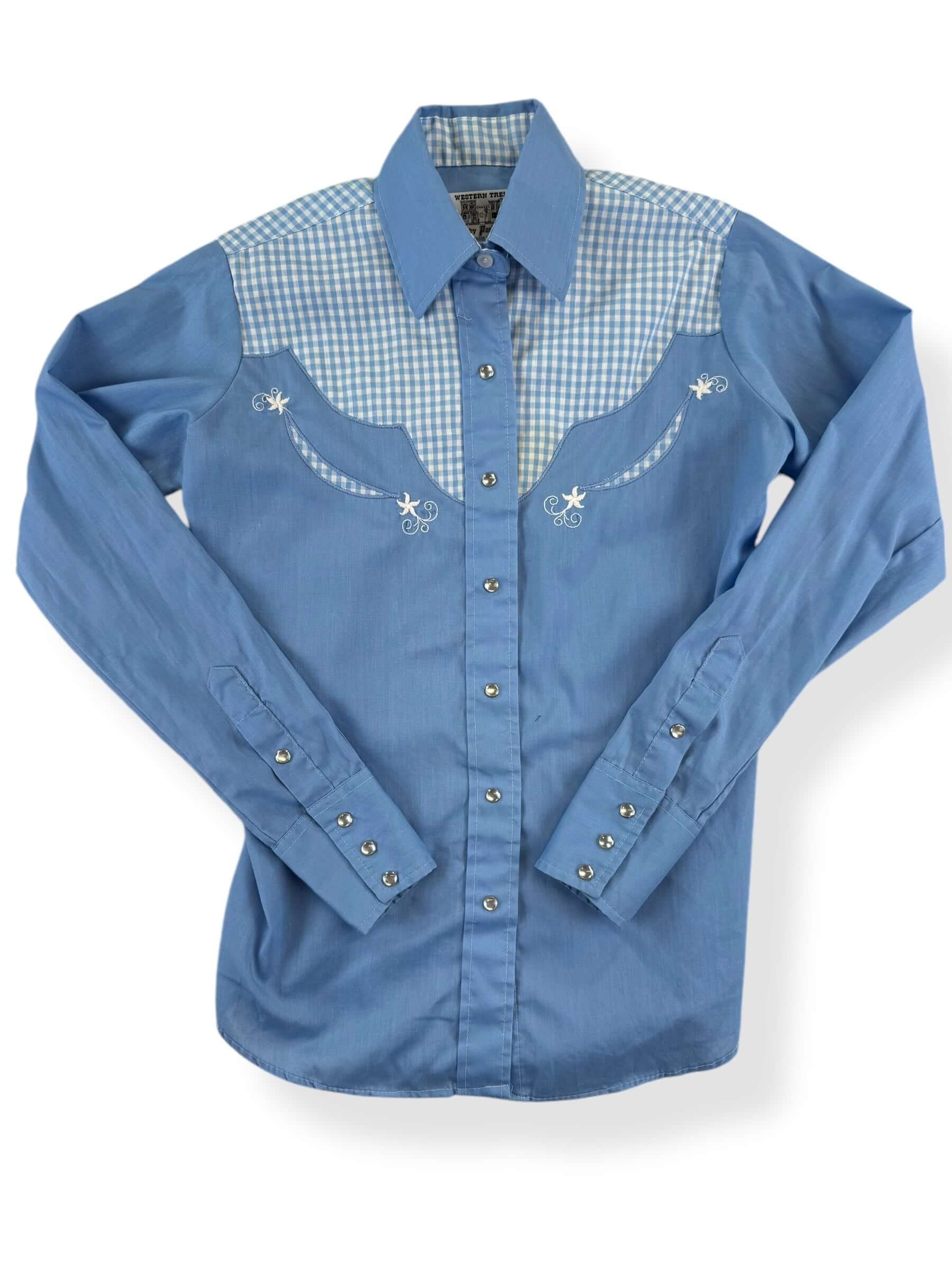 Front view of 1980s Panhandle Slim Ladies Pearl Snap M