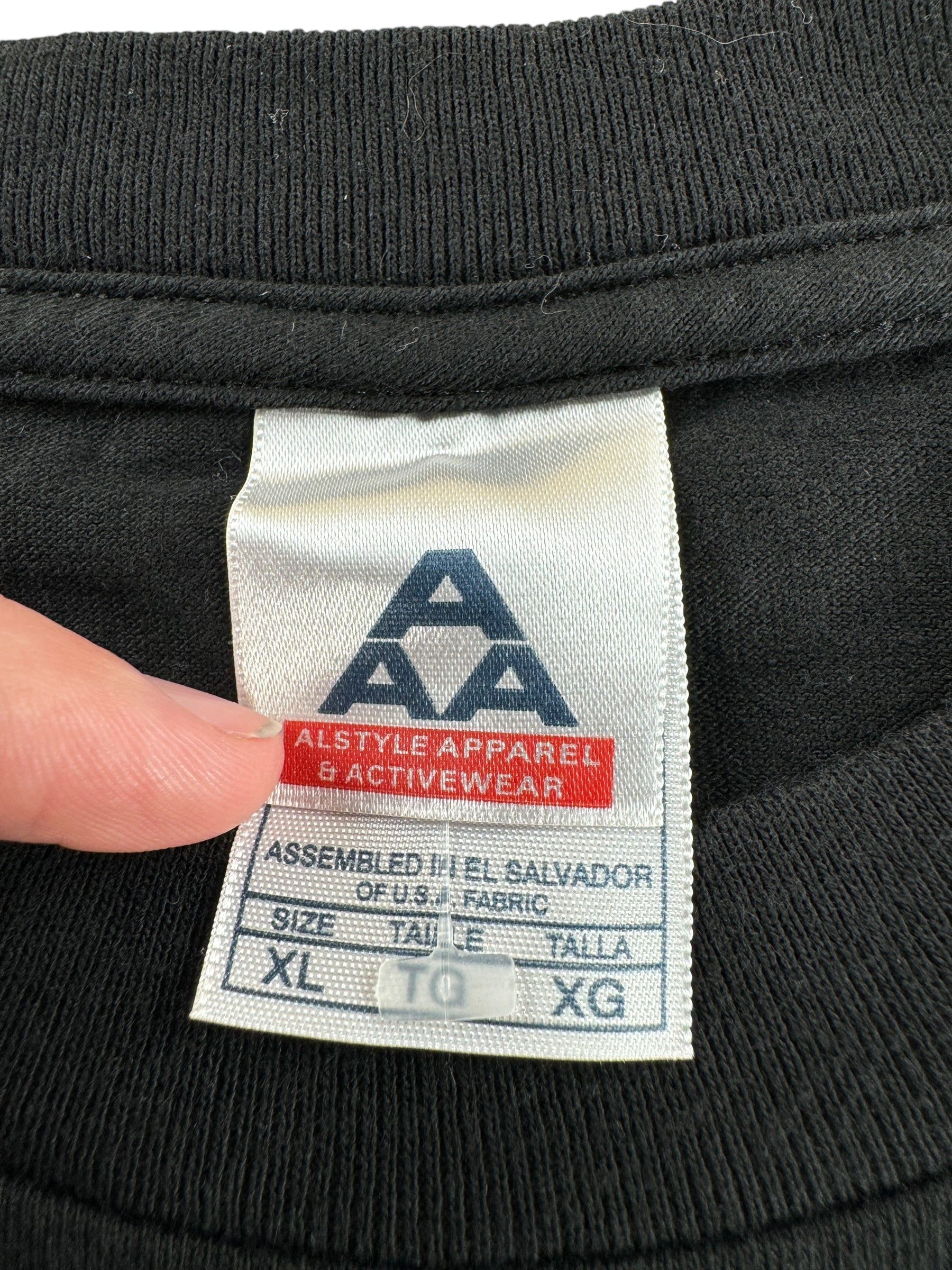 Tag on Vintage Ed "Big Daddy" Roth Rat Fink Tee SZ L