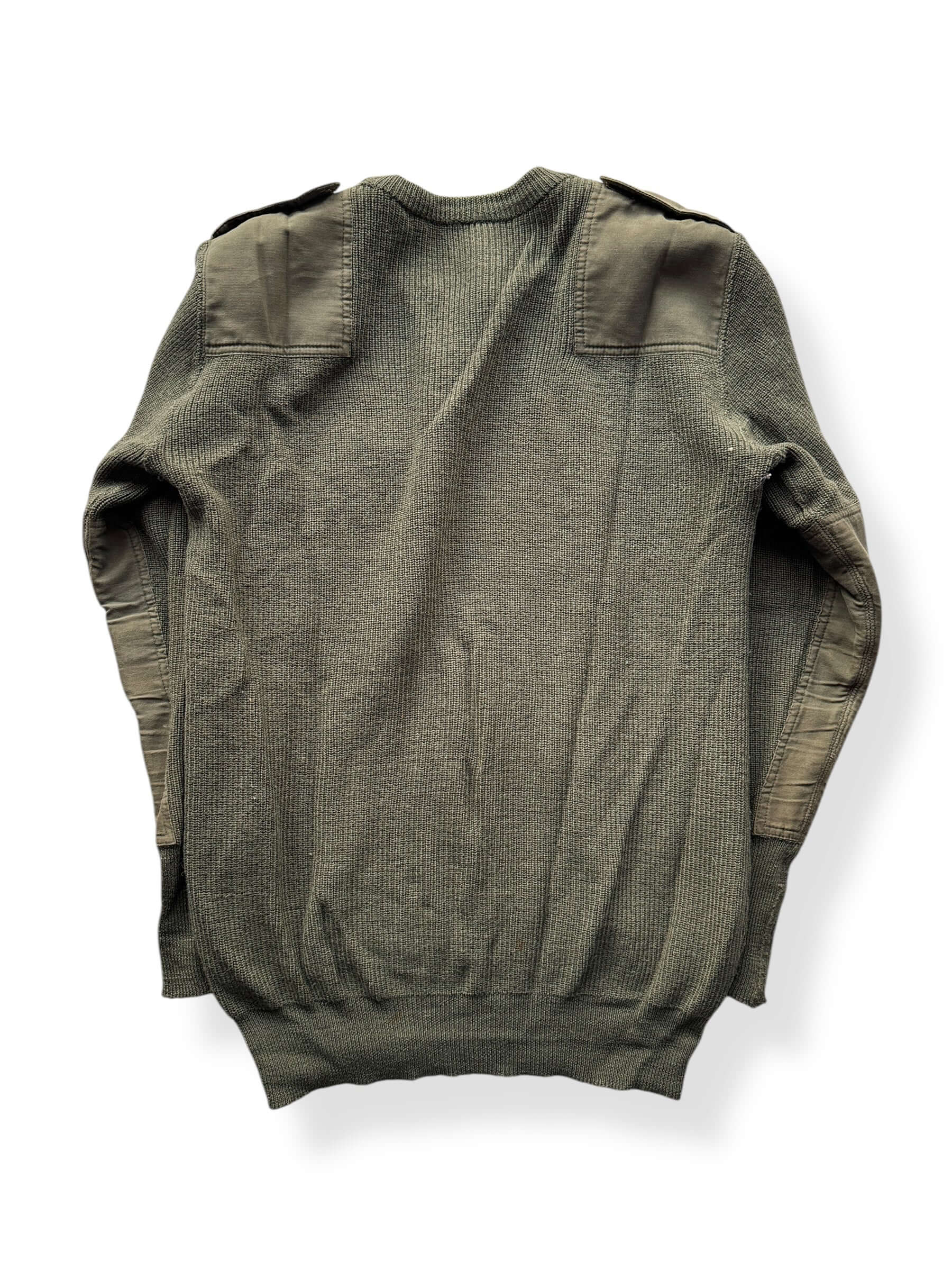 Back of Tactical Wool Sweater SZ XL