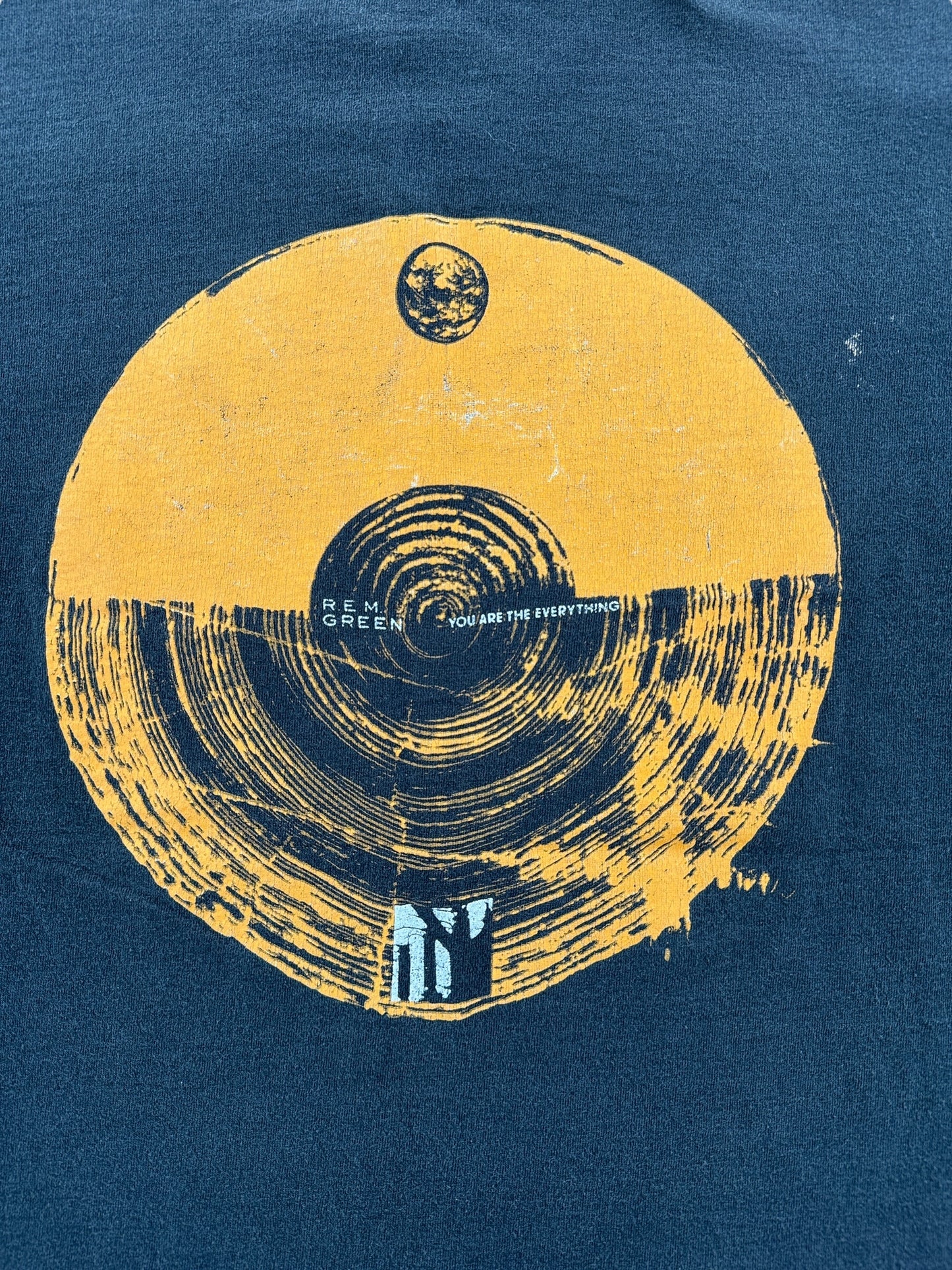Back Graphic of Vintage R.E.M. Green You Are The Everything Tee SZ XL