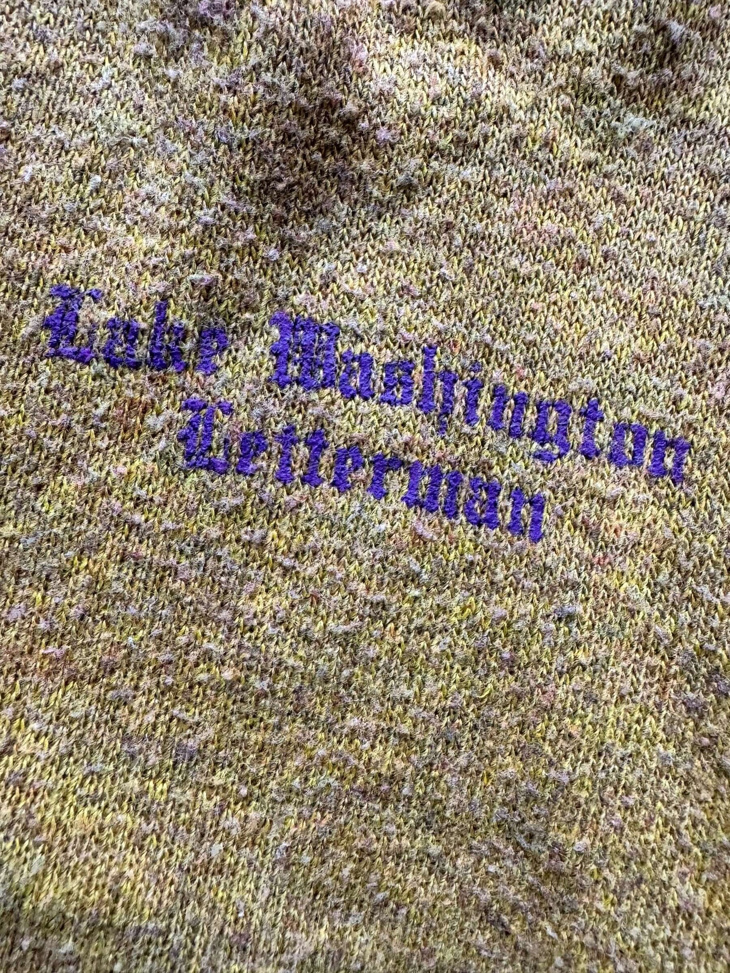 1960s Lake Washington Letterman Sweater XL