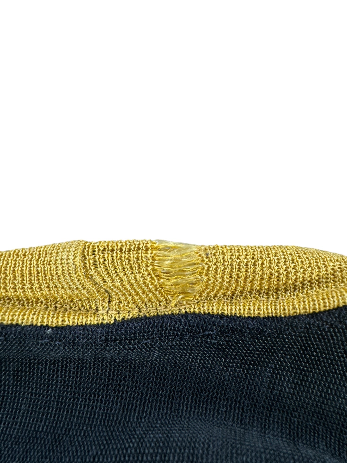 Tear on Collar of Vintage 1950s Durene Iowa Football Jersey SZ XXL