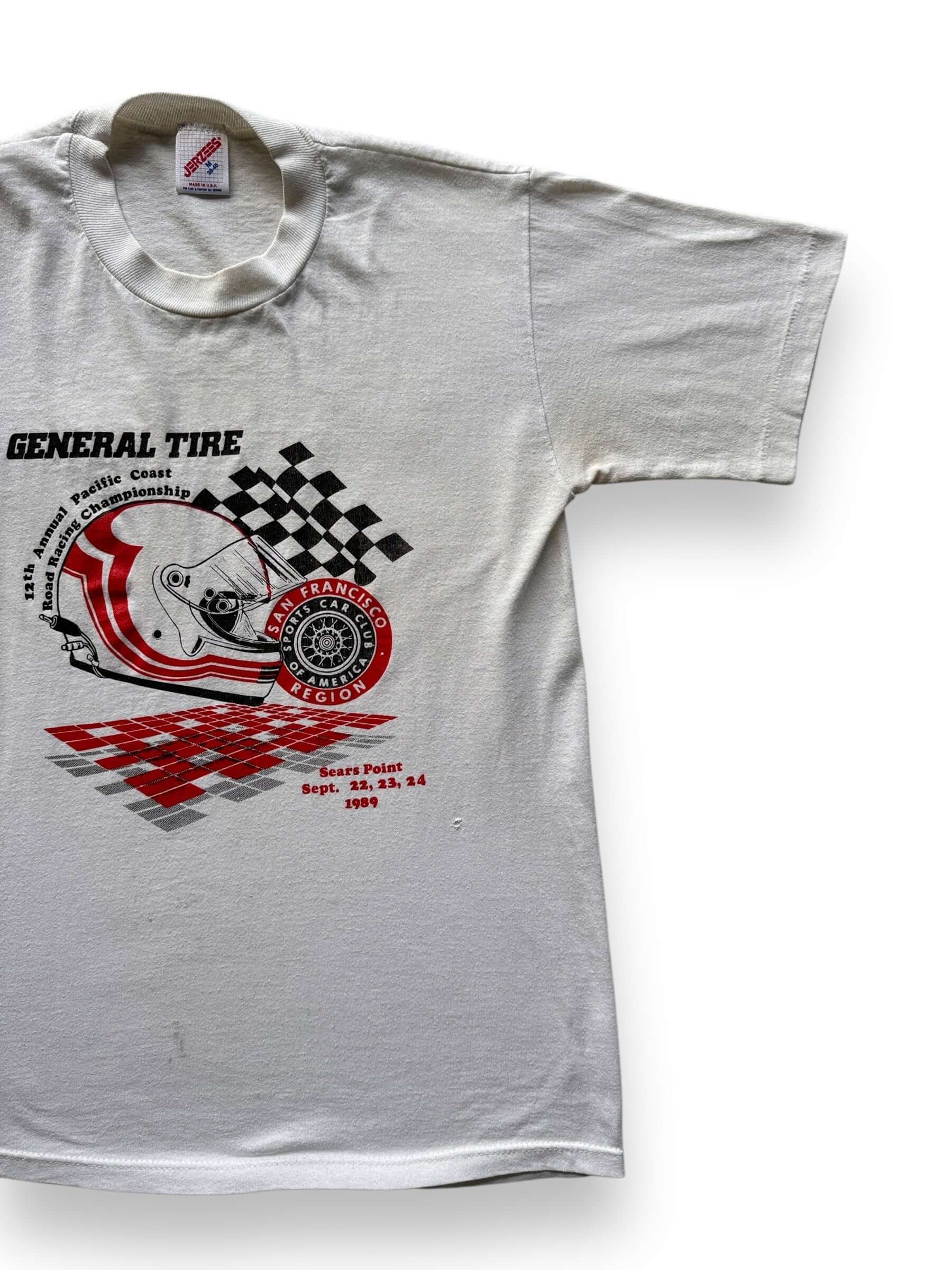 front left of Vintage General Tire Road Racing Tee SZ S