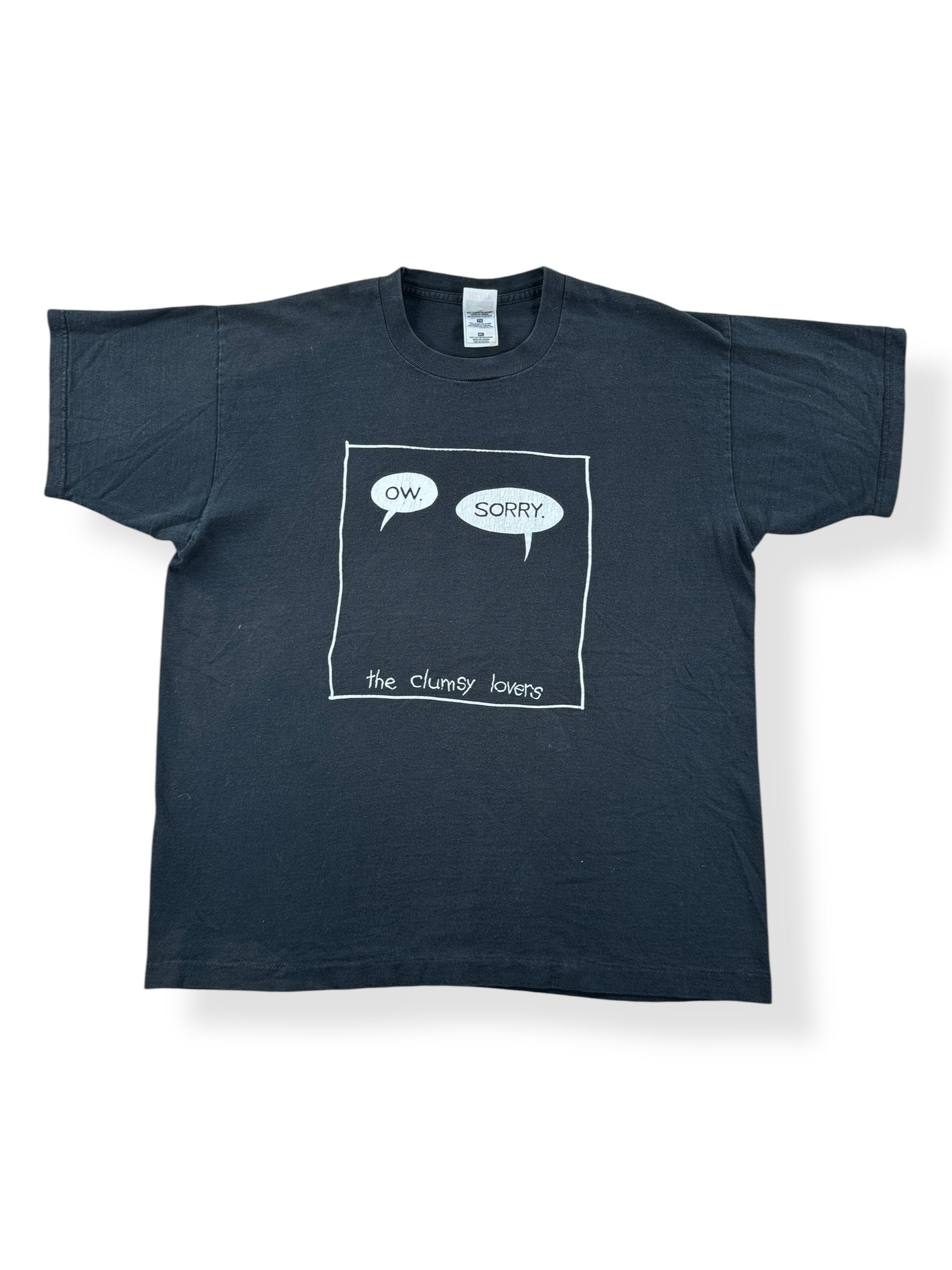 Front of Vintage Clumsy Lovers Tee SZ XL