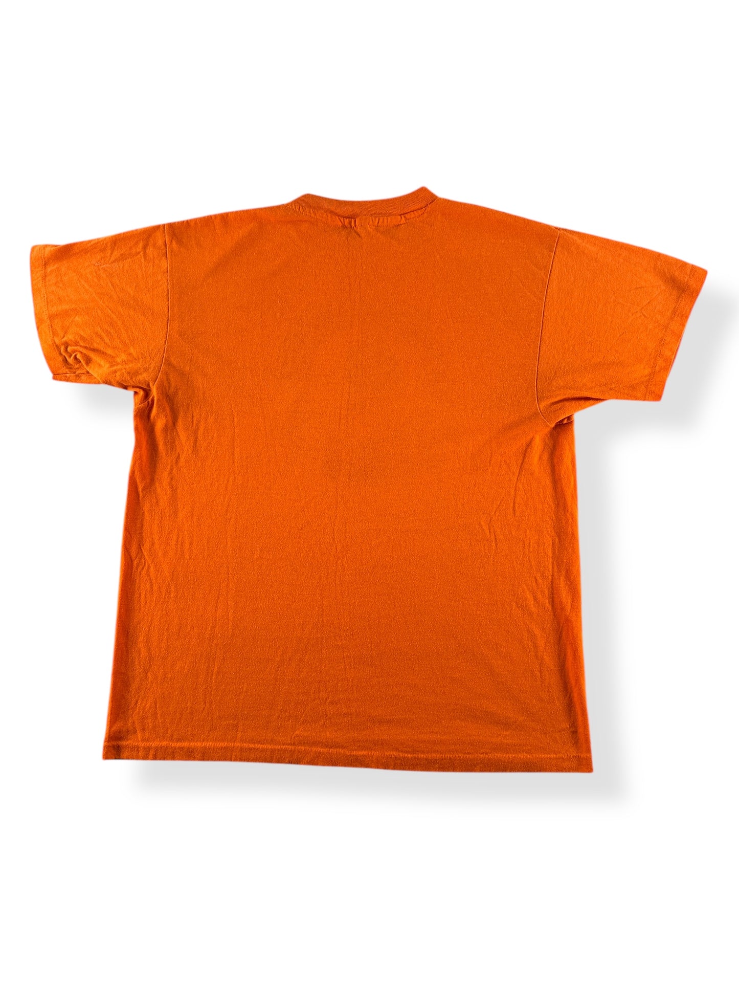 Back of Vintage Native Power Orange Alaska Tee SZ M