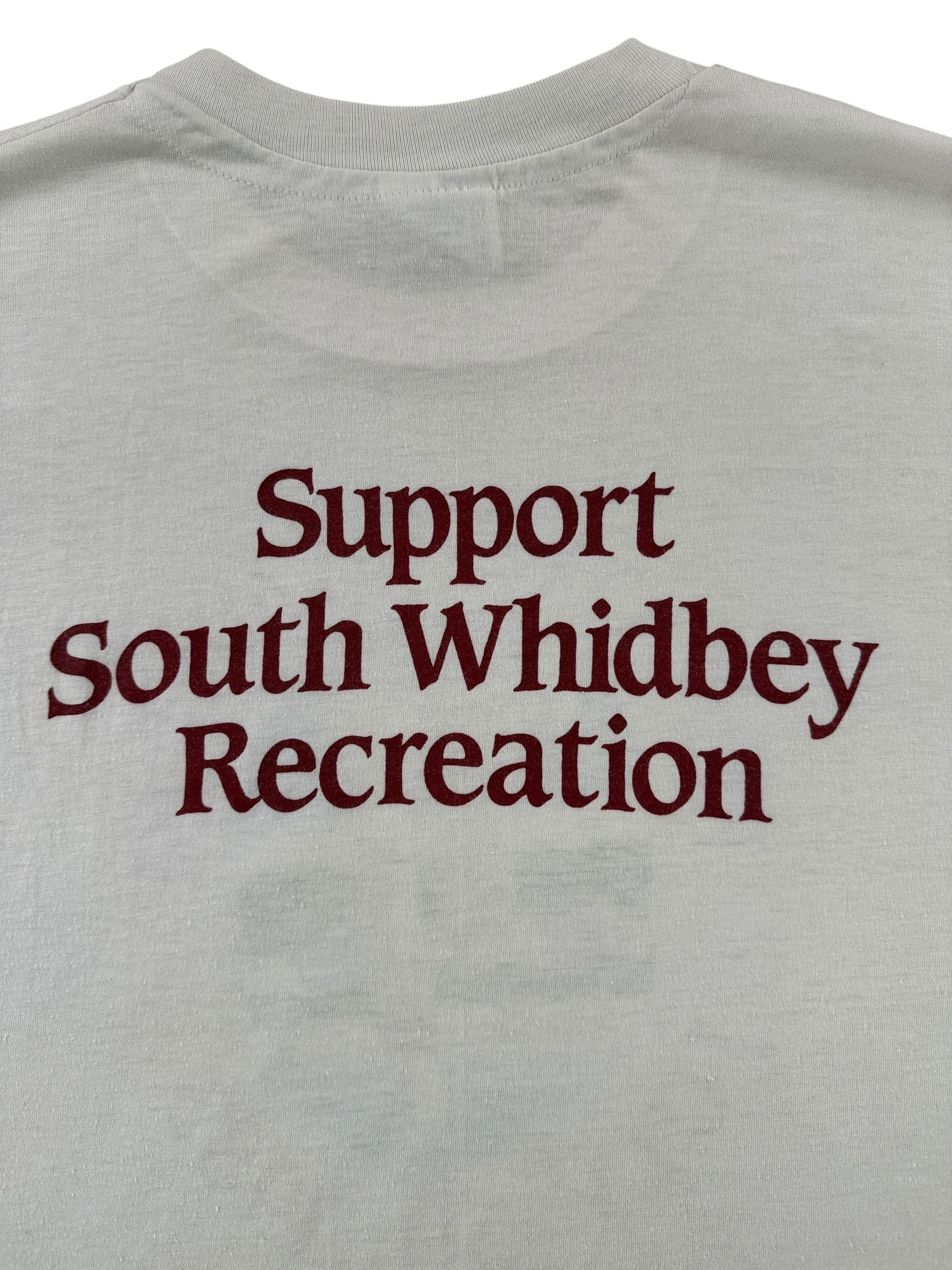 Back Graphic of Vintage Langley Run Tee SZ L
