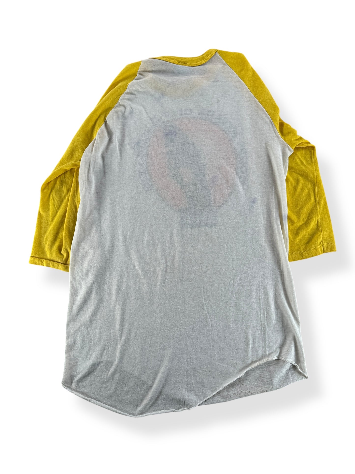Back of Vintage Coors Nevada City Classic Bike Racing Raglan SZ S