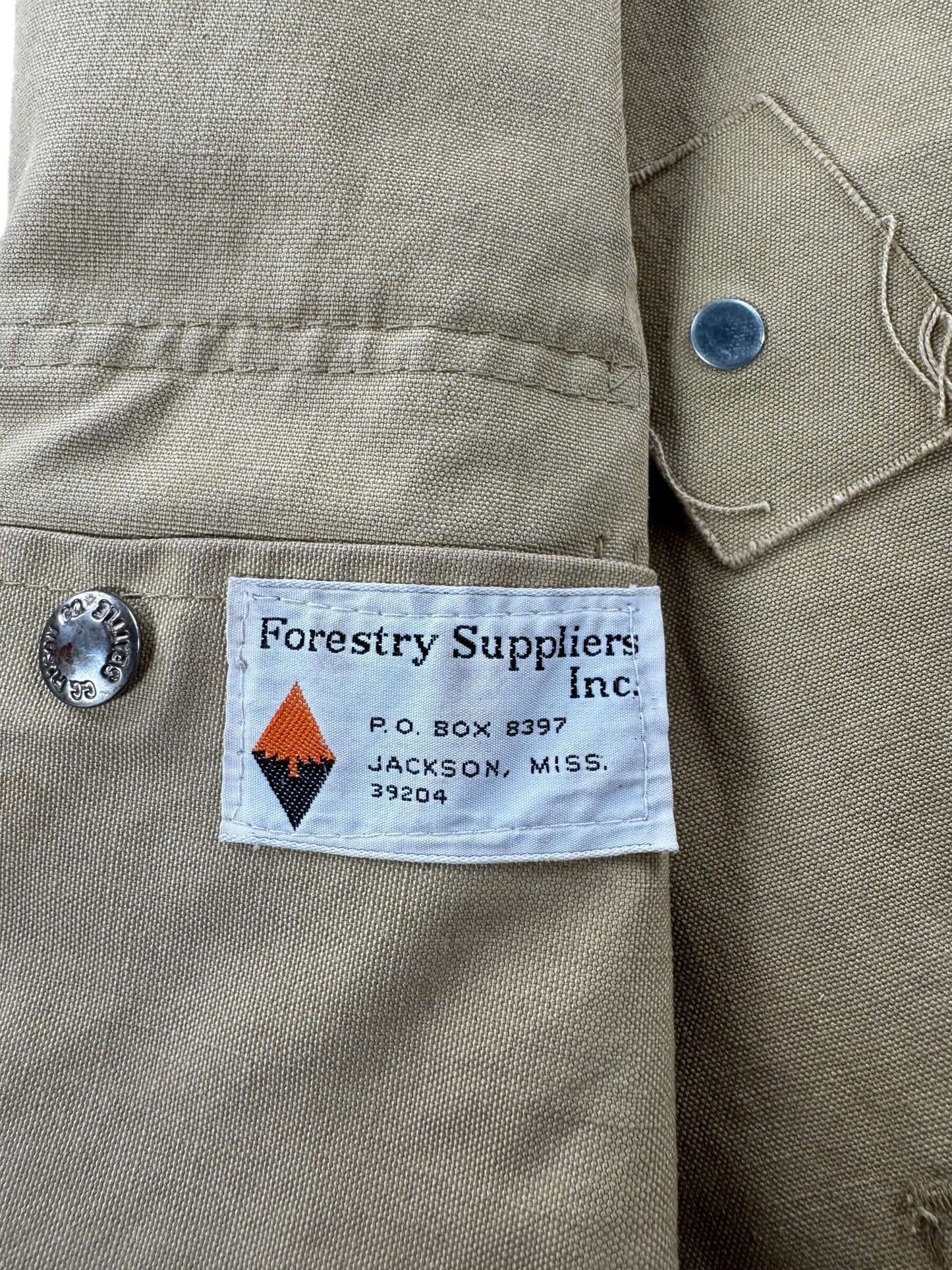 Vintage Filson Tin Cloth Vest SZ 36