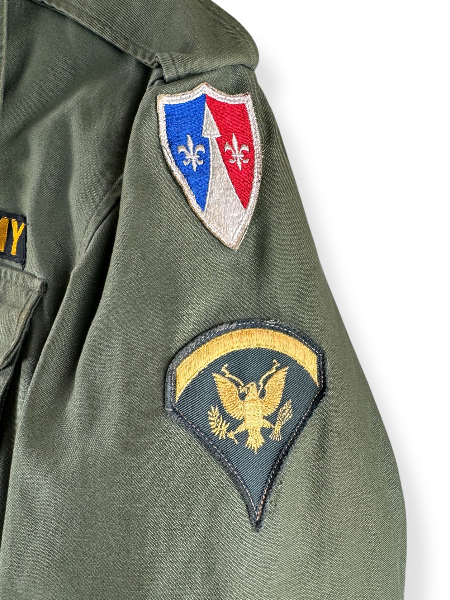 Patches on Vintage Primo M-51 Field Jacket With Liner SZ M