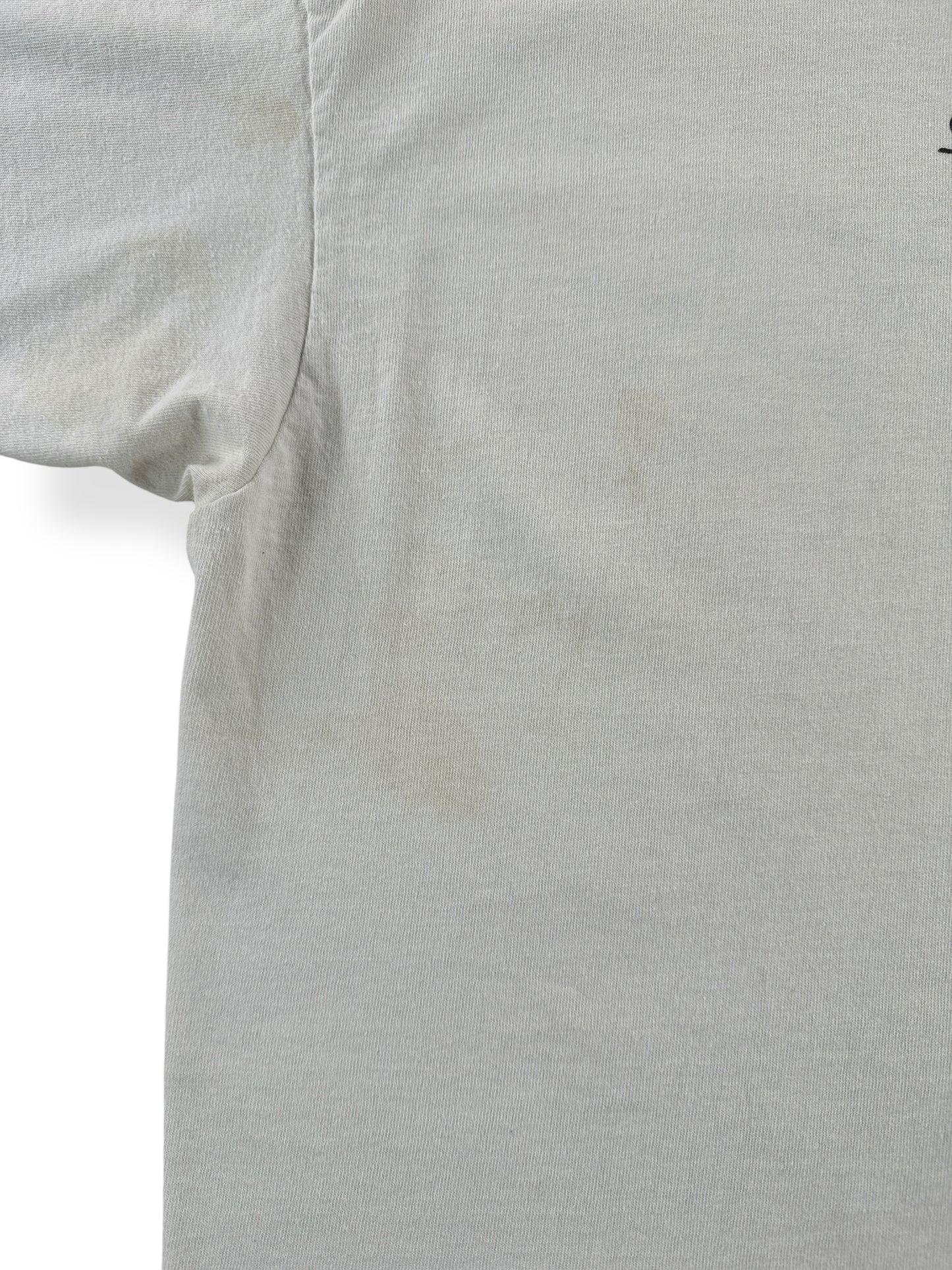 Stains on Back of Vintage Seattle Punk Zeke Ringer Tee SZ L