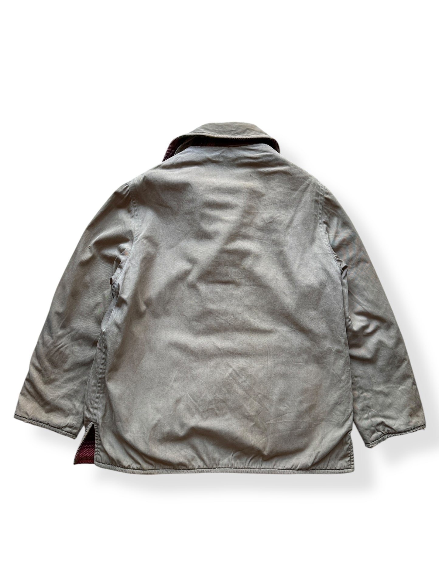 Back of Vintage Reversible Wool/Canvas Jacket SZ L