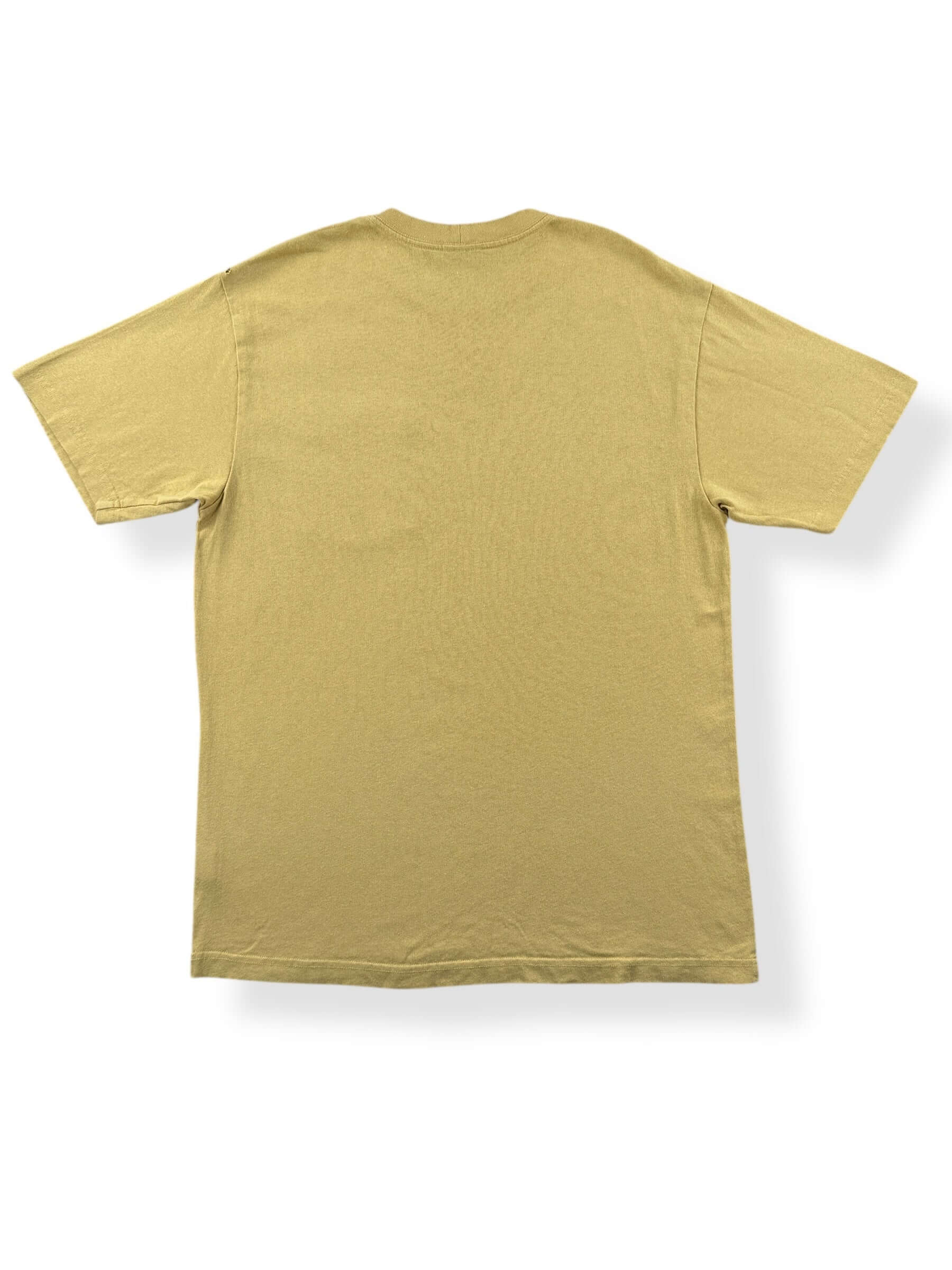 Back of Filson Frontier Dun Yellow Pocket Tee SZ M