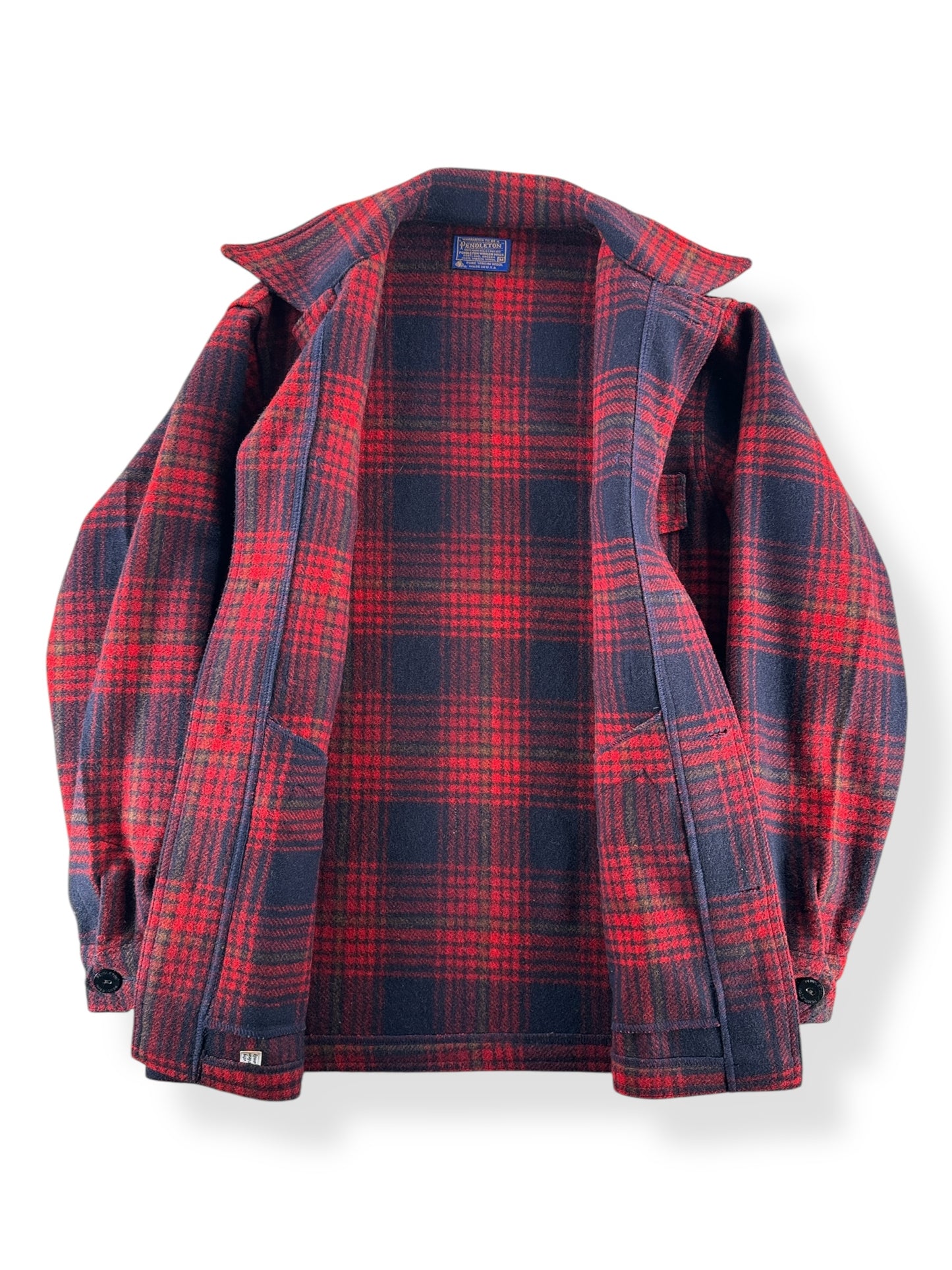Inside of Vintage Pendleton Wool Jacket SZ M