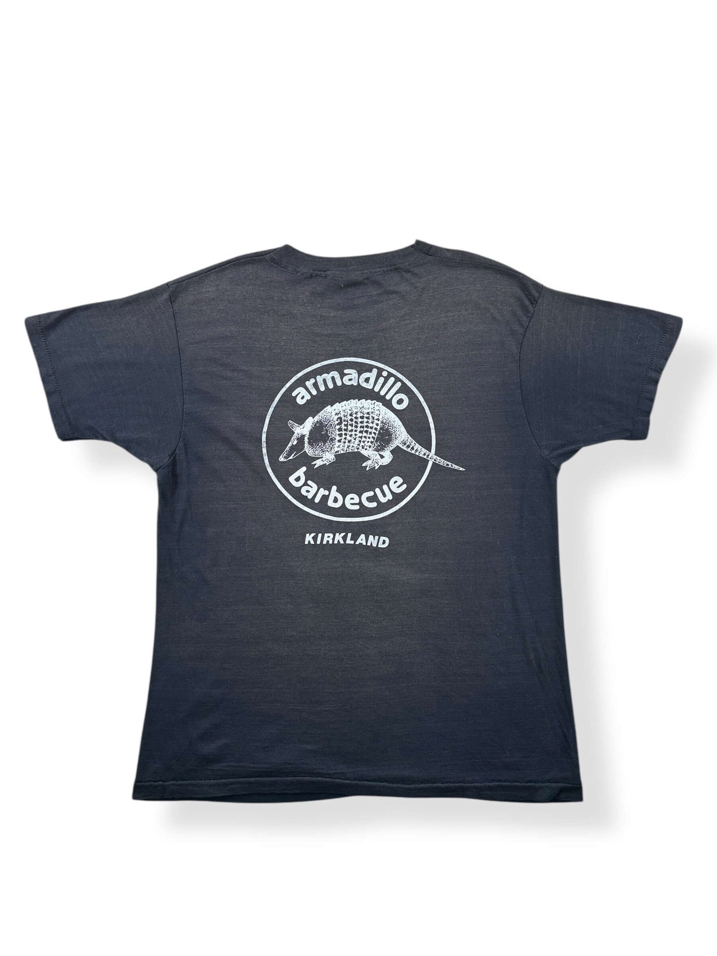 Back of Vintage Armadillo BBQ Kirkland Tee SZ XL (Fits M)