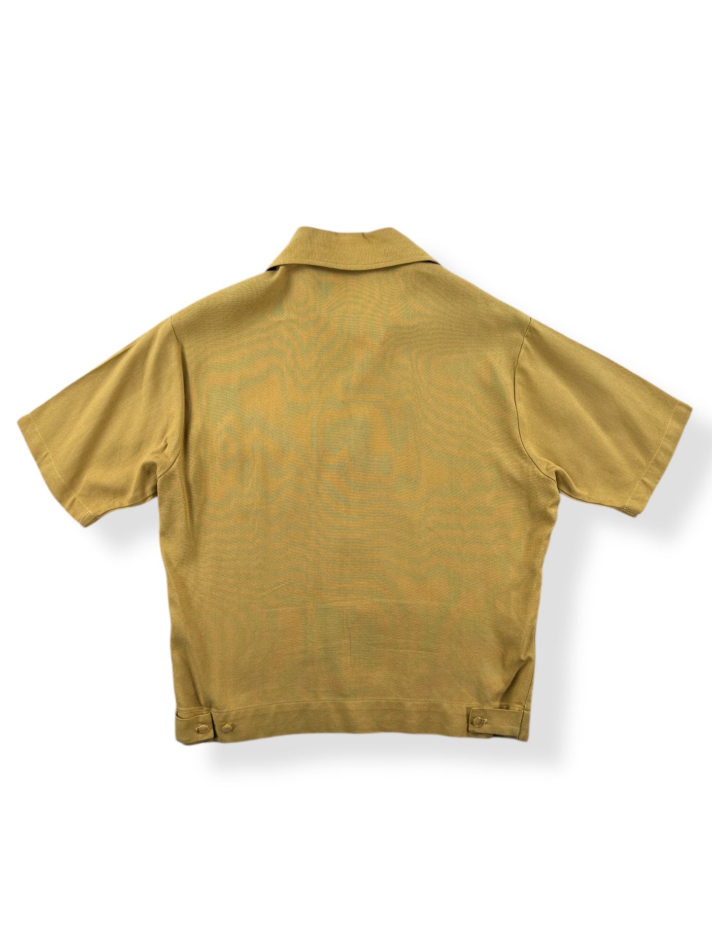 Back of Vintage Lancer Tiki Short Sleeve Shirt SZ S