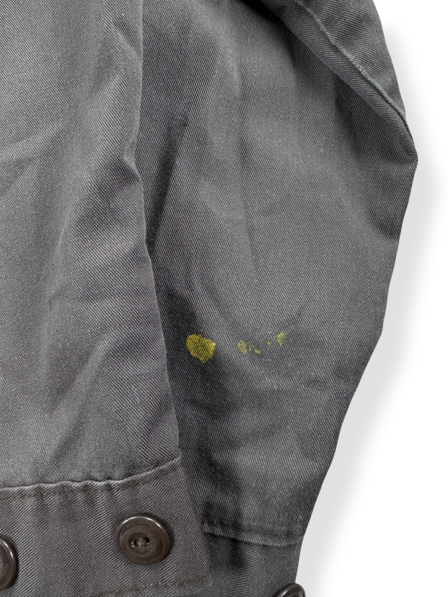 Stain on Sleeve of Vintage Brown Red Kap "Dave" Work Jacket SZ 40