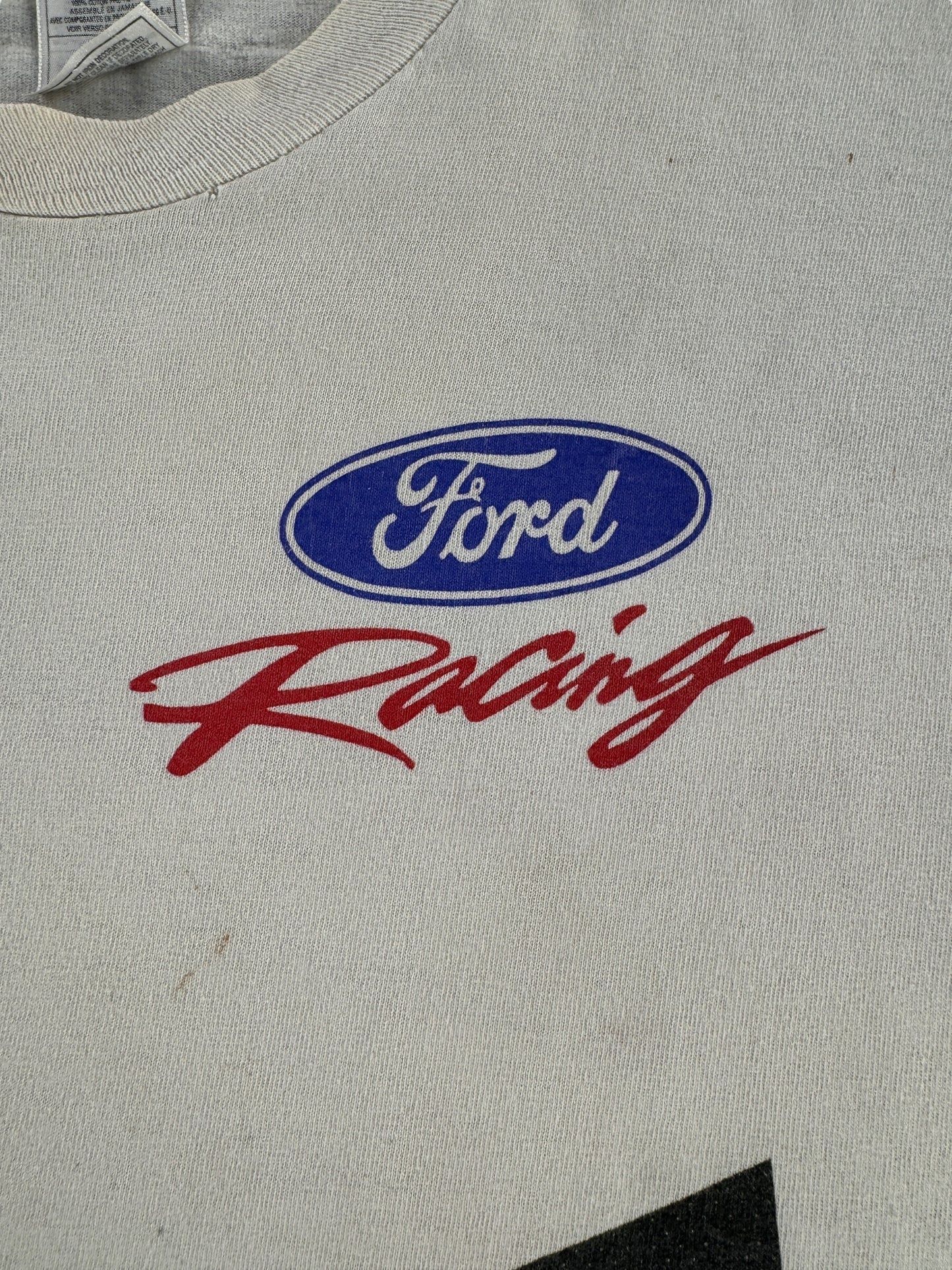 Front Graphic on Vintage Ford AOP Tee SZ XL AS IS