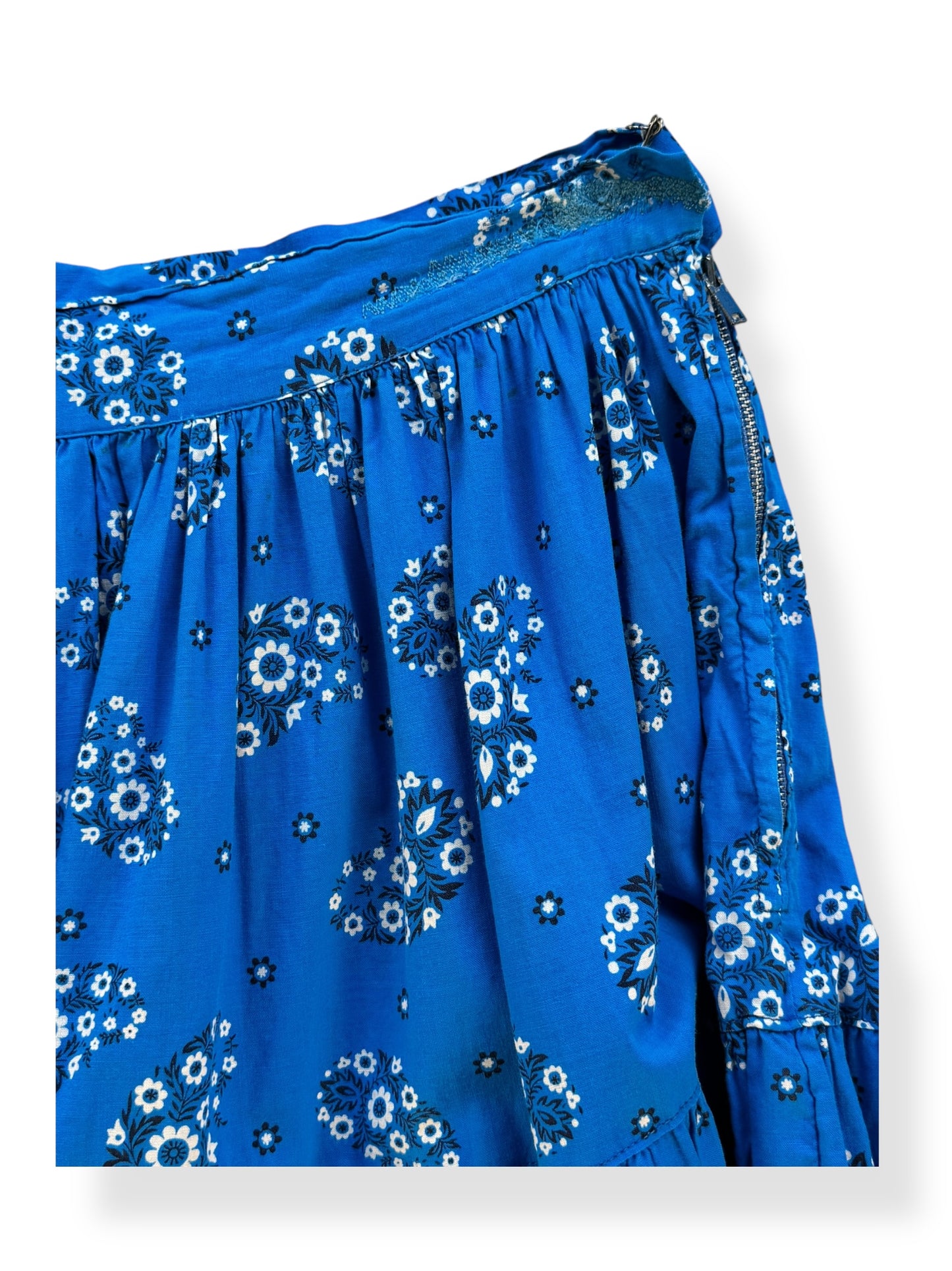 Repairs 1950s Thunderbird Bandana Skirt Set S