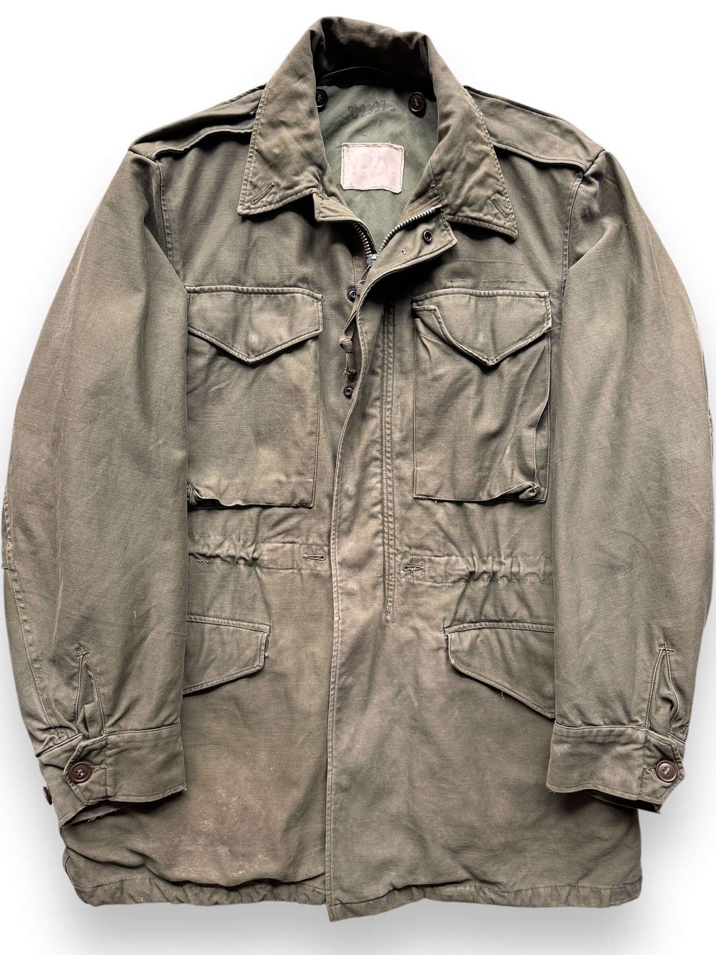 front close up of Vintage M-51 Field Jacket SZ M