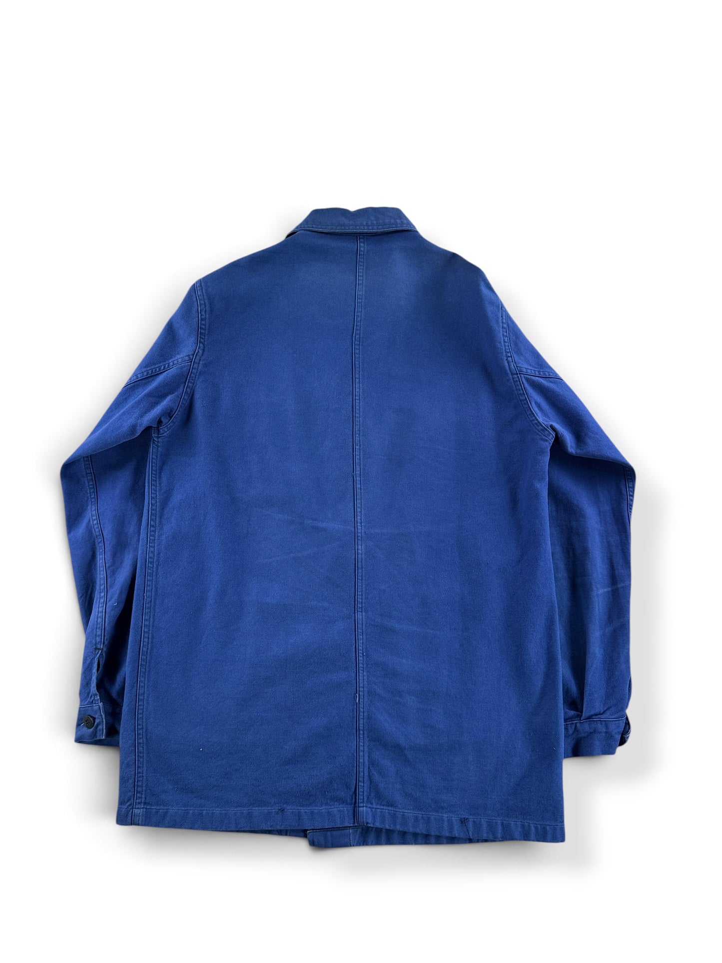 Back of Vintage French Chore Coat SZ M