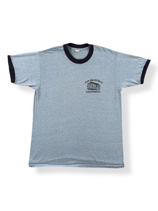 Front of Vintage San Francisco Ringer Tee SZ M