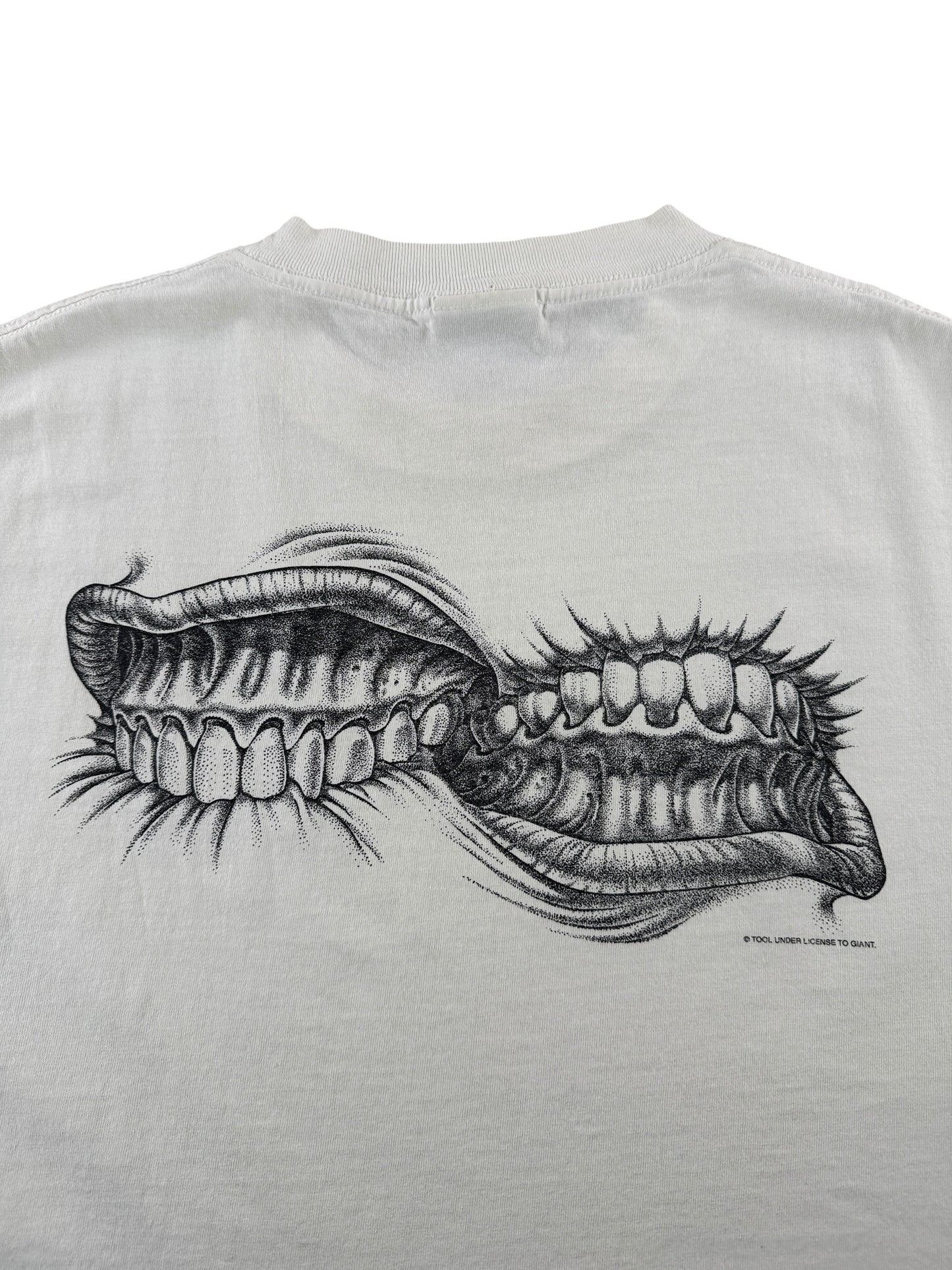 Back Graphic of Vintage 90s Tool Tee SZ L (Fits M)