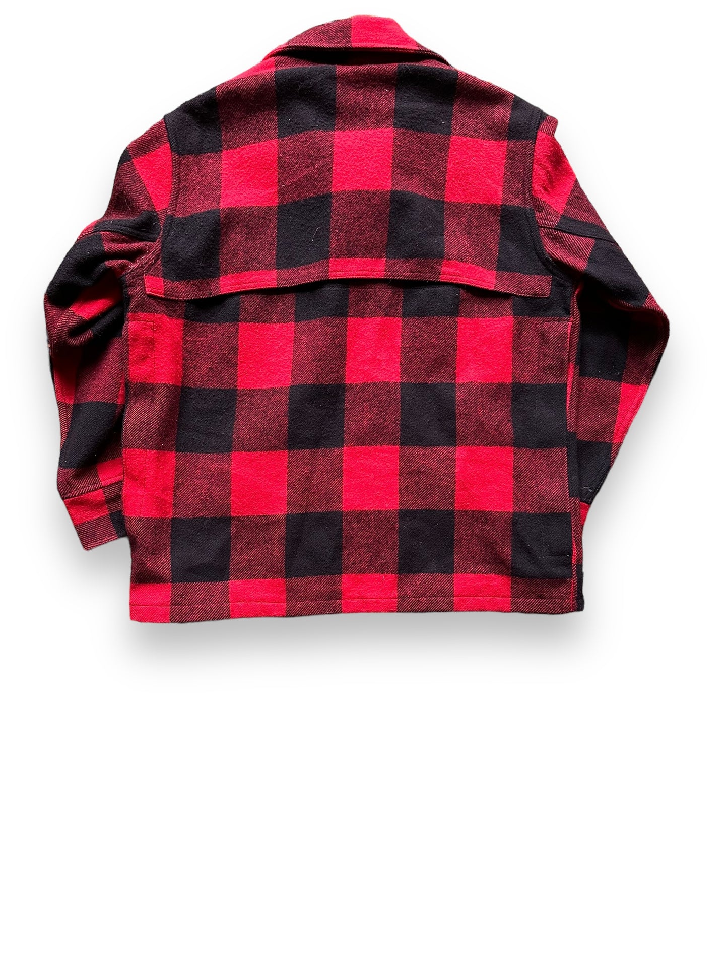 Rear Detail on Vintage L.L. Bean Wool Jacket SZ L | Vintage Wool Jacket Seattle | Seattle Vintage Clothing