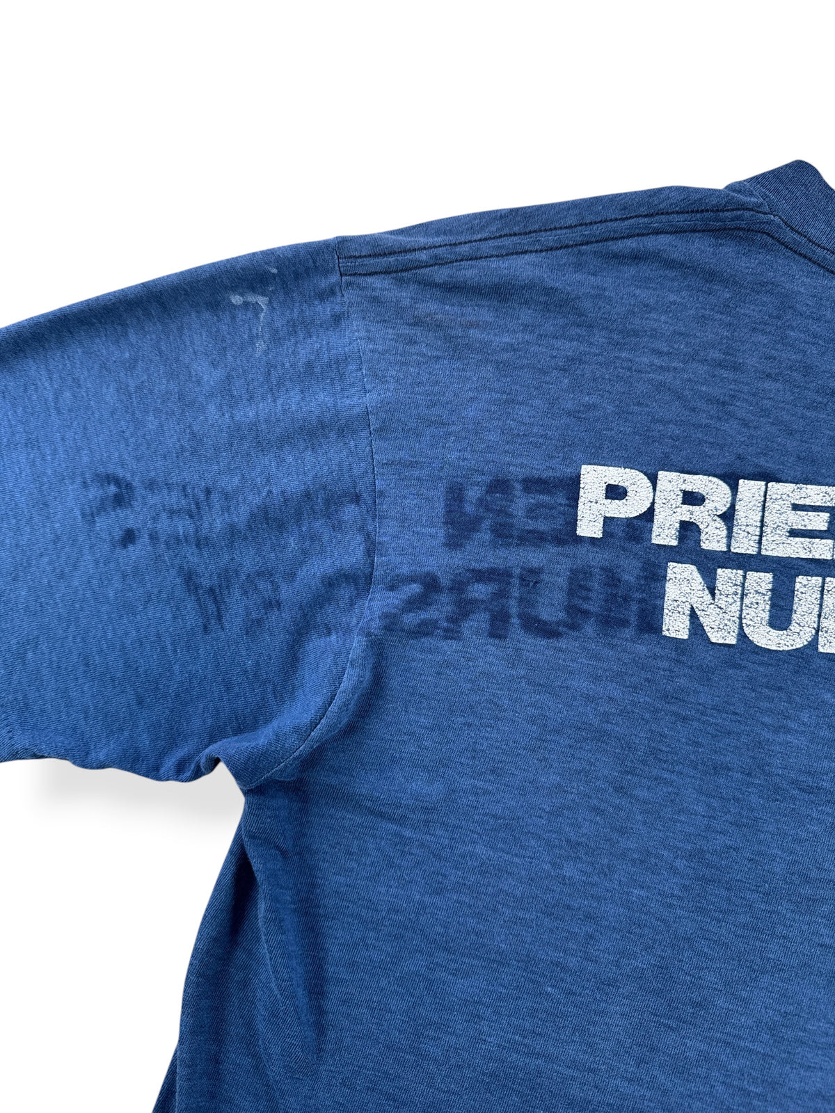 Printing flaw on Vintage Faded Prien Pines Nursery Tee SZ L