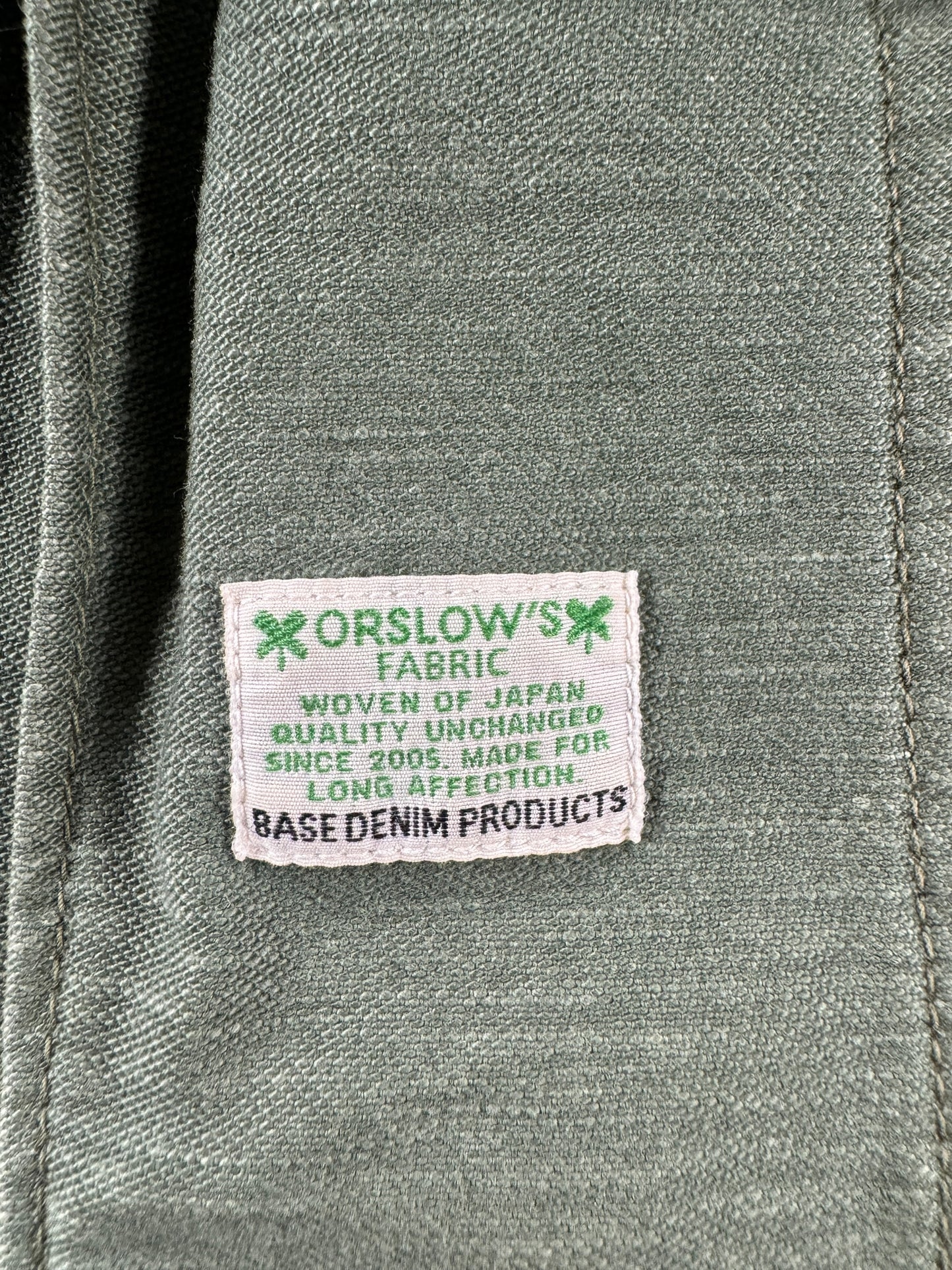 Label on Modern Orslow OG 107 Top SZ L