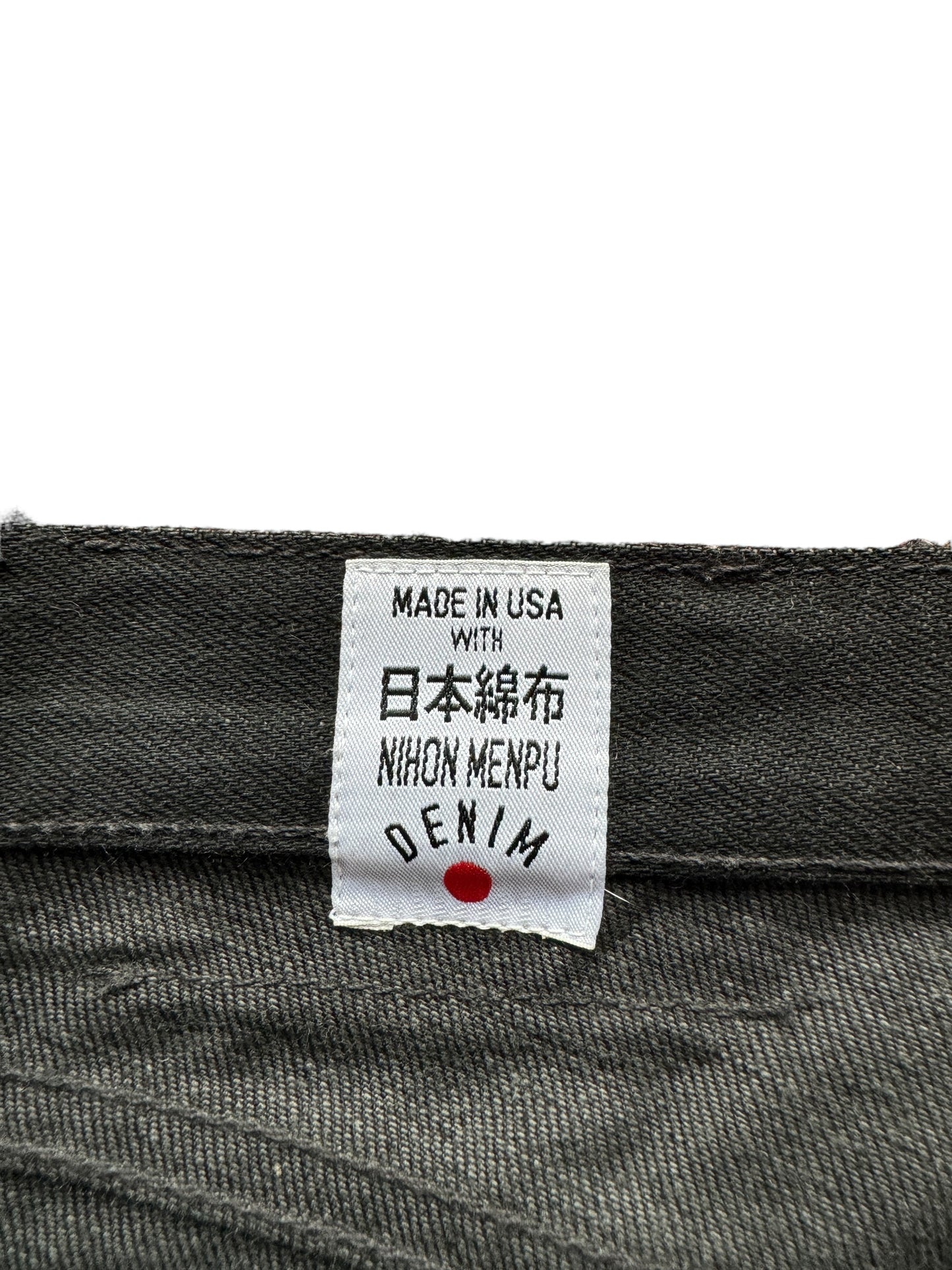 Label on Rogue Territory Black Skinny Japanese Selvedge W31