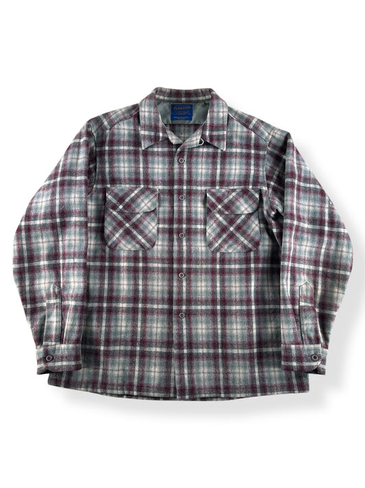 Front of Pendleton Made in USA Wool Board Shirt SZ L