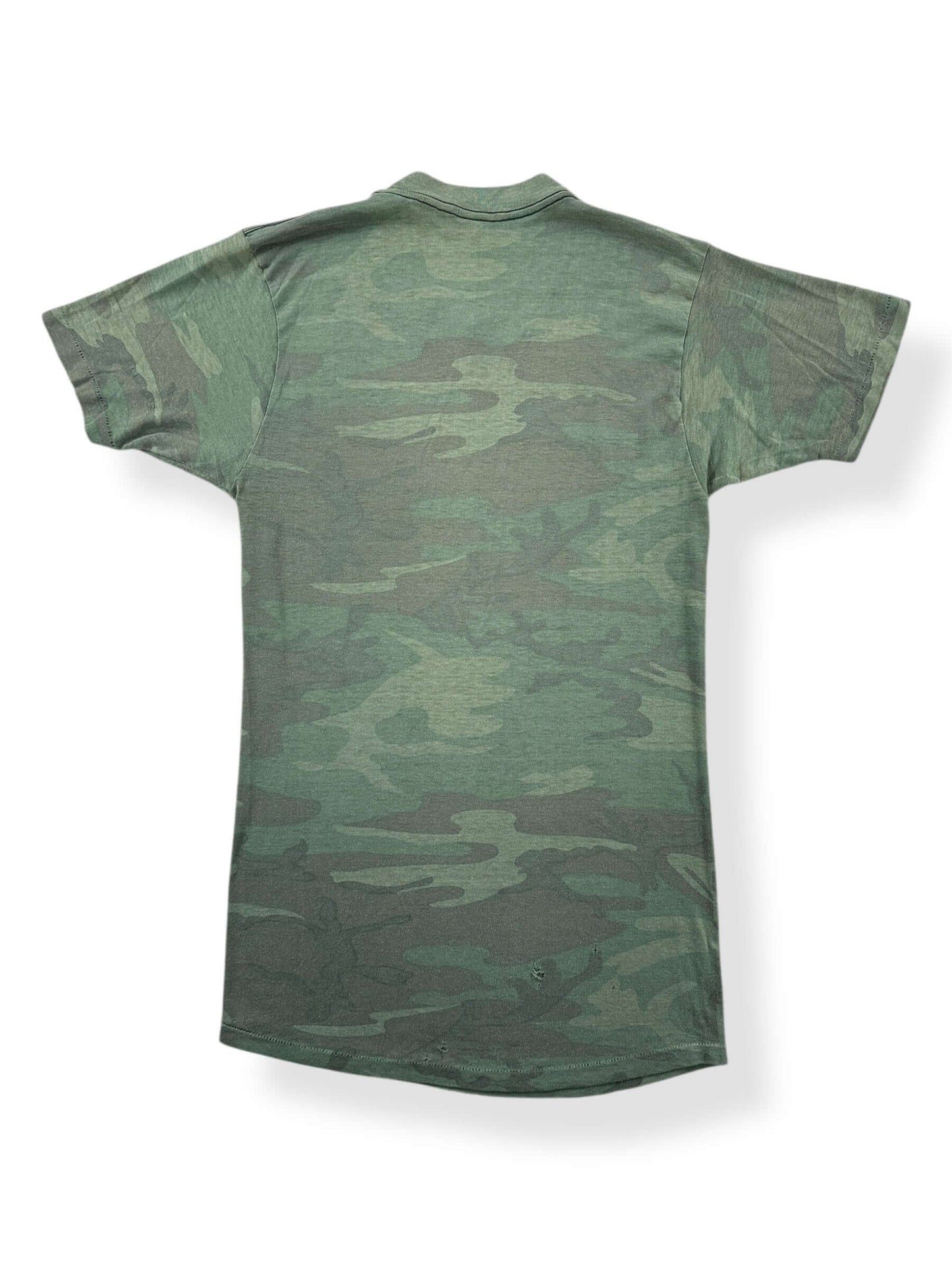 Back of Vintage Paper Thin Camo Tee SZ XS