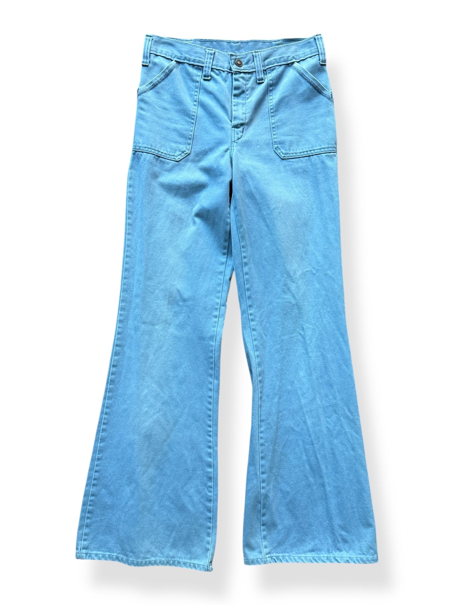 Front of Vintage 70s Flared Trousers W29