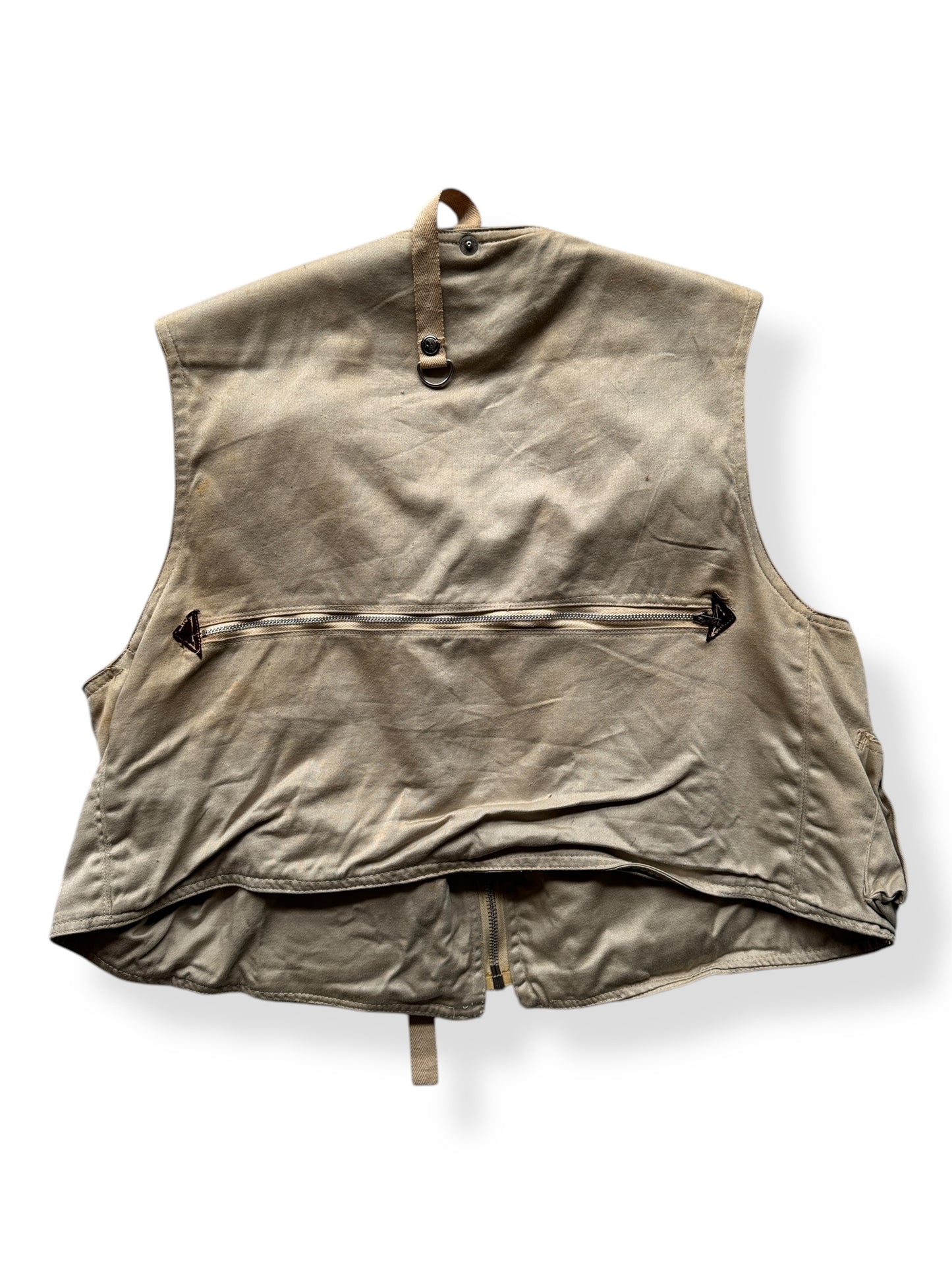 Back of Vintage Vansport Fishing Vest SZ M