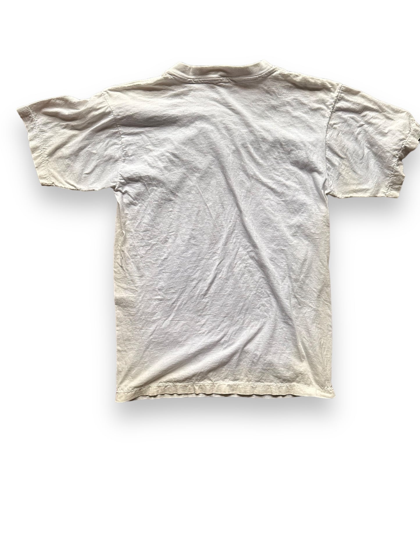 Rear View of Vintage 1991 Malcolm X Single Stitch Tee SZ M | Vintage Malcolm X T-Shirts Seattle | Barn Owl Vintage Clothing Seattle