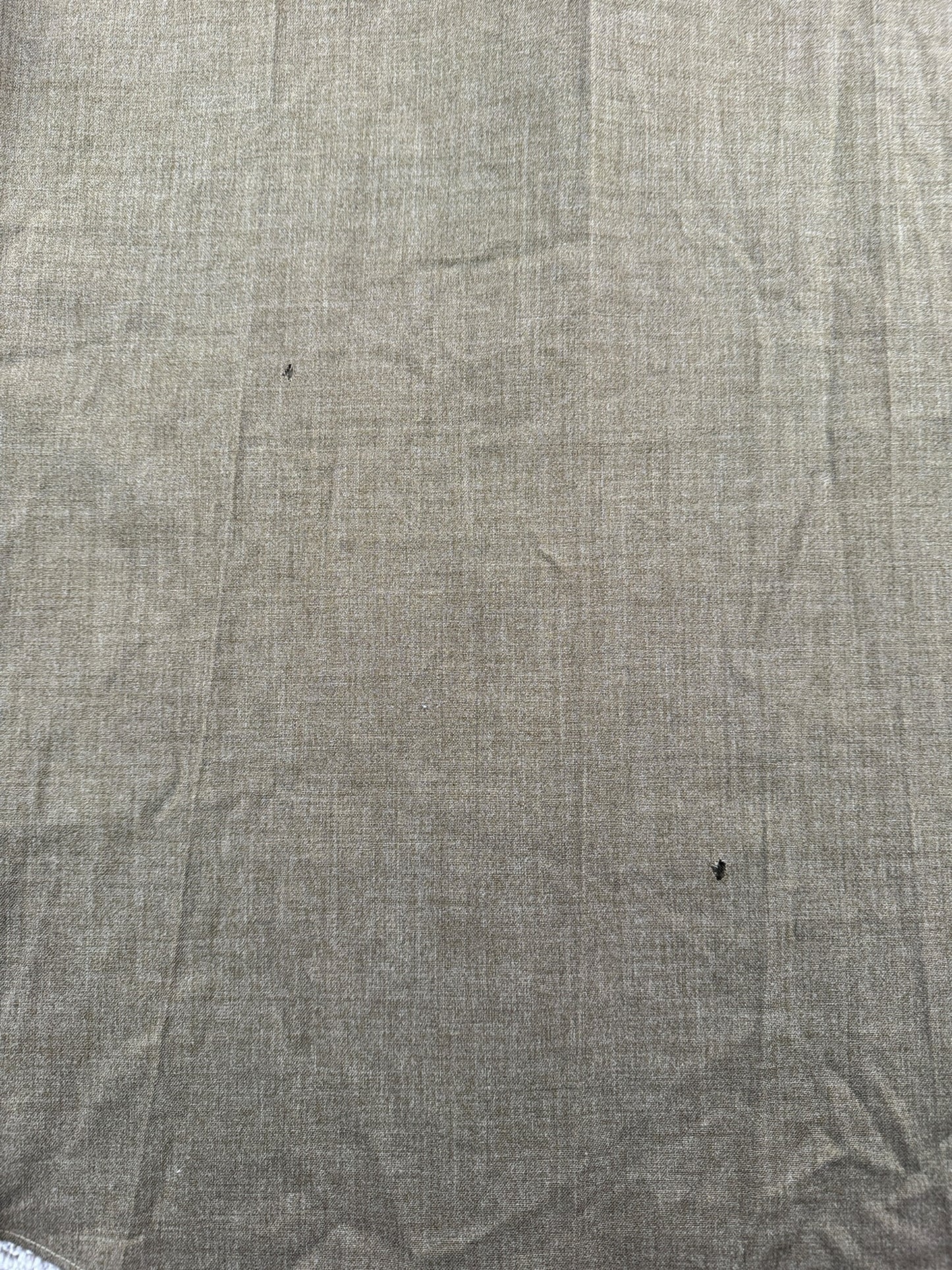 Holes on Vintage Wool Military Button Up Top SZ L AS IS