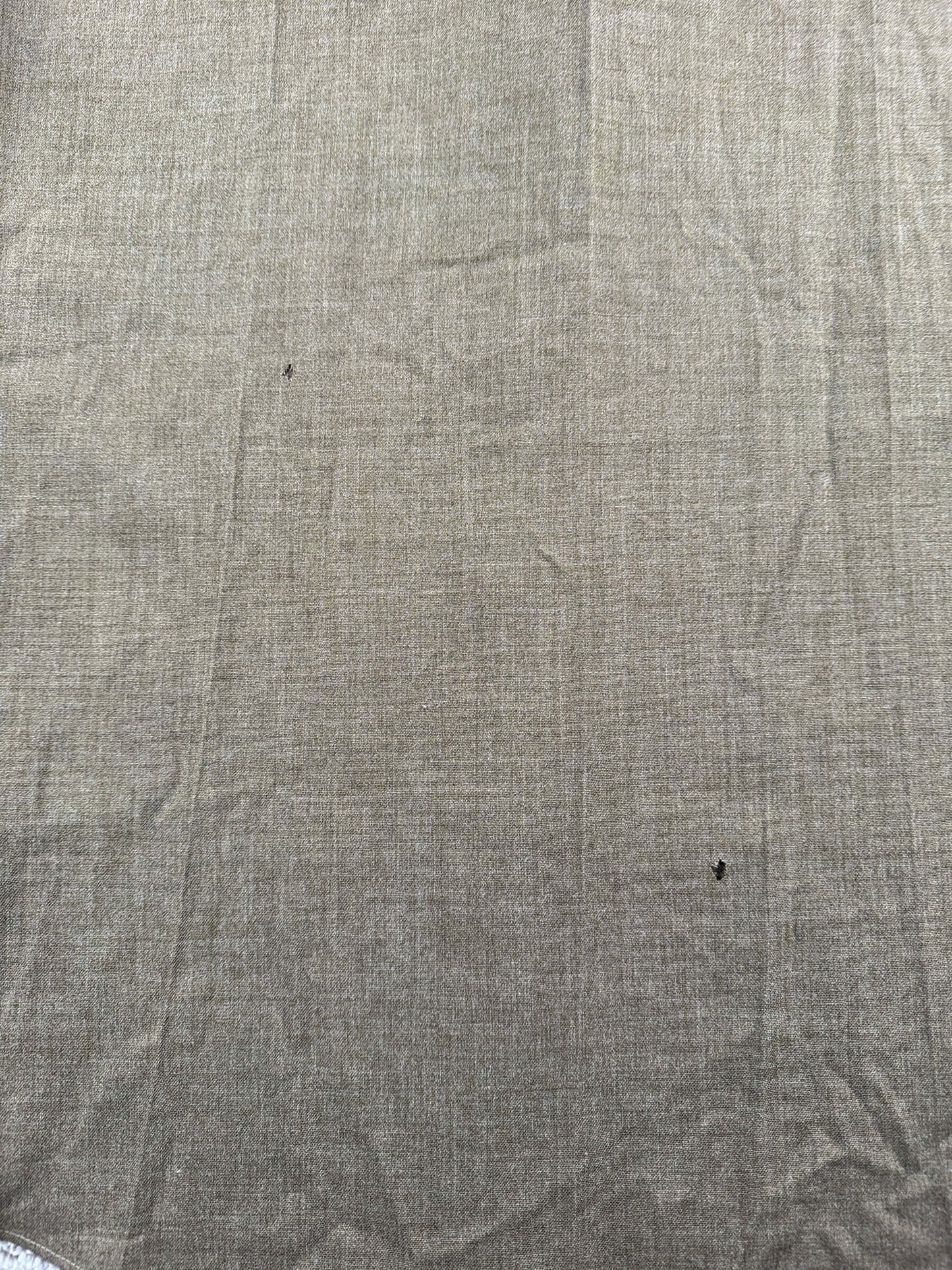 Holes on Vintage Wool Military Button Up Top SZ L AS IS